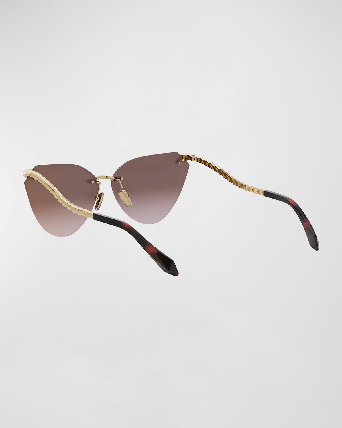 BVLGARI Serpenti Viper Cat-Eye Sunglasses