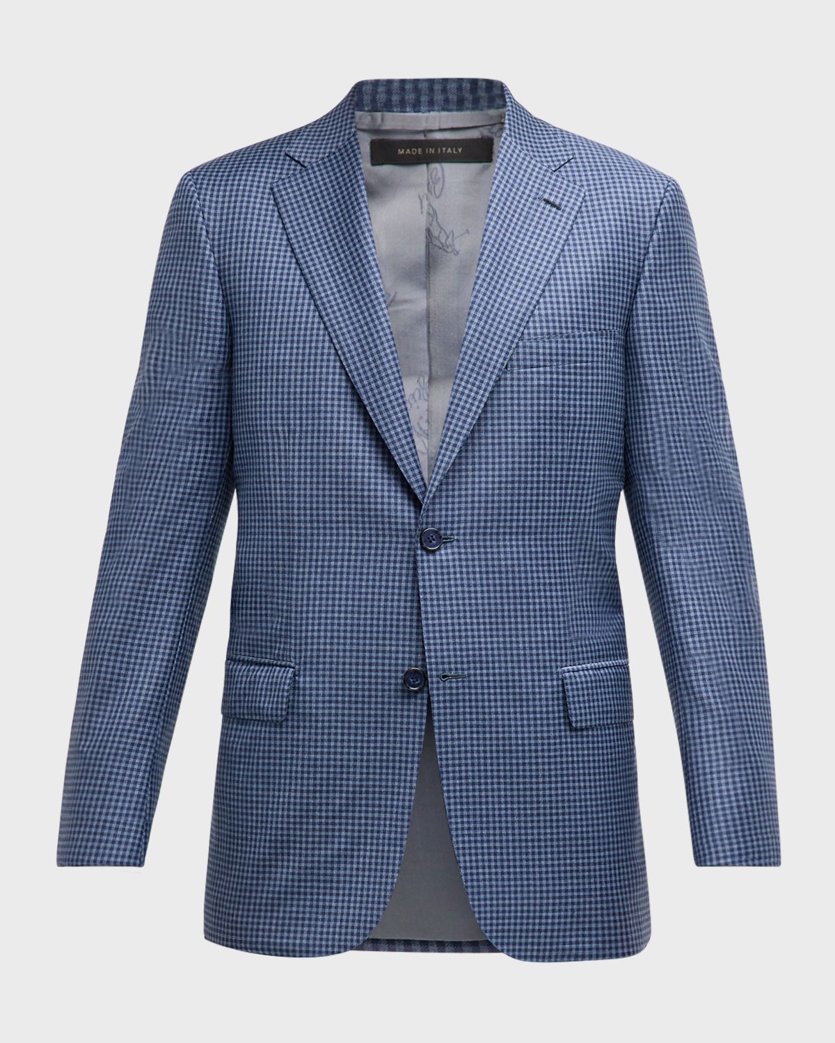 Brioni Men 's Gingham Check Sport Coat