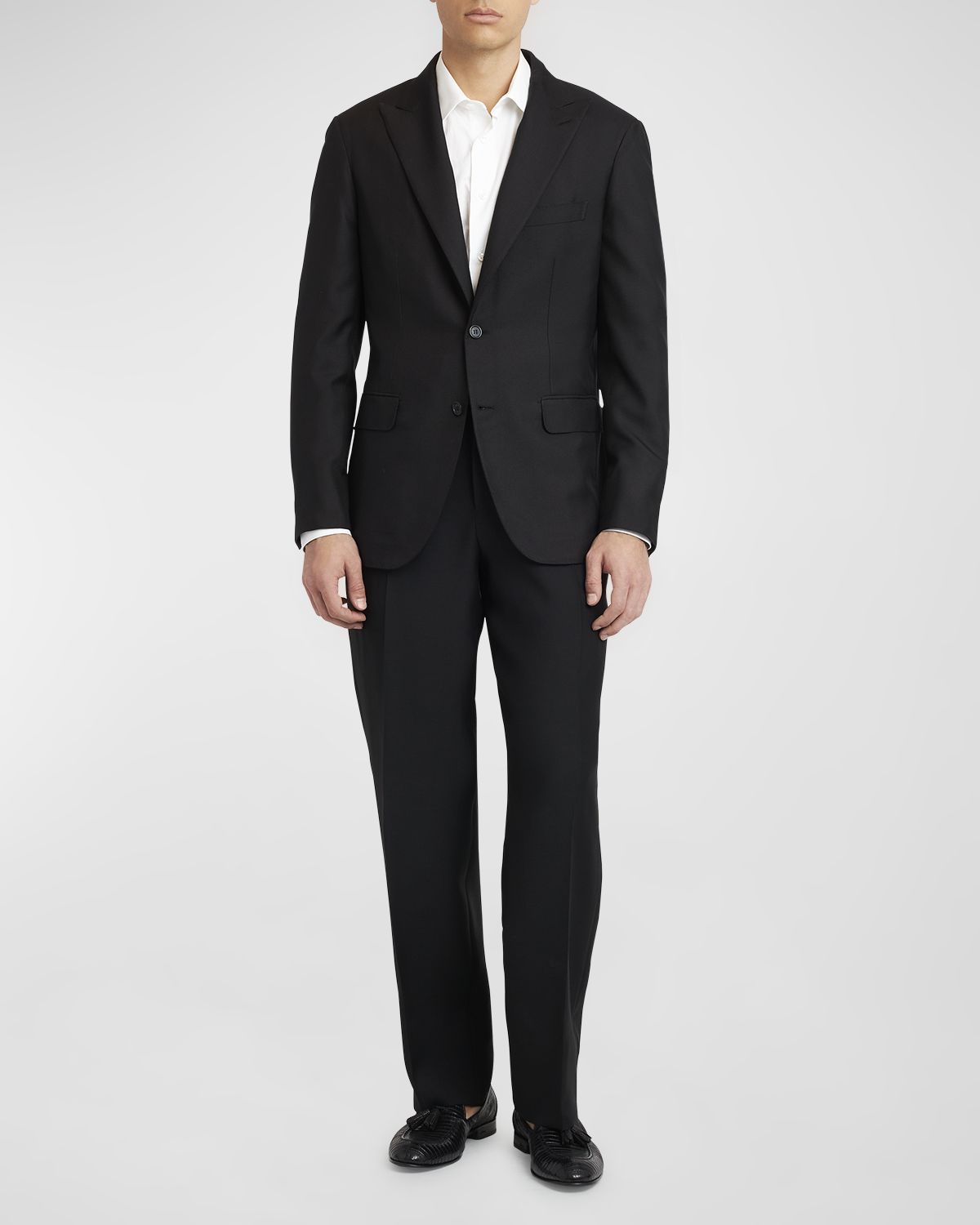 Brioni Men 's Silk Twill Blazer