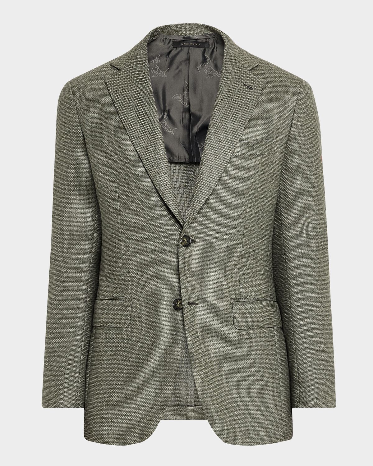 Brioni Men 's Textured Wool-Cashmere Blazer