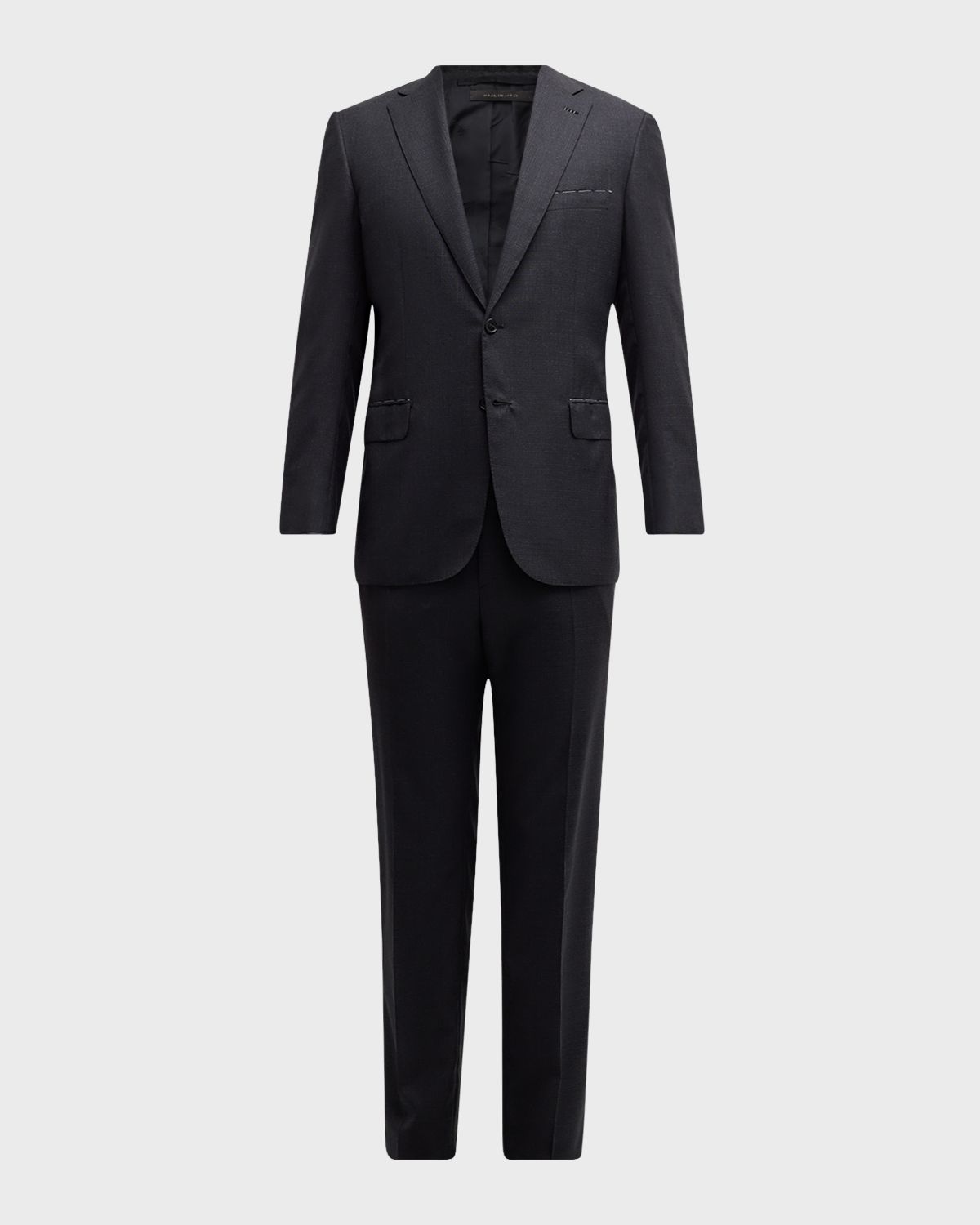 Brioni Men 's Tonal Check Wool Suit