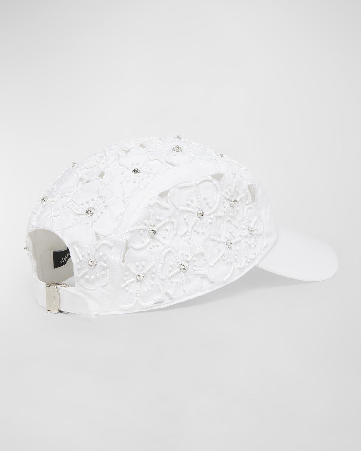 Dolce & Gabbana Embroidered Floral Baseball Hat