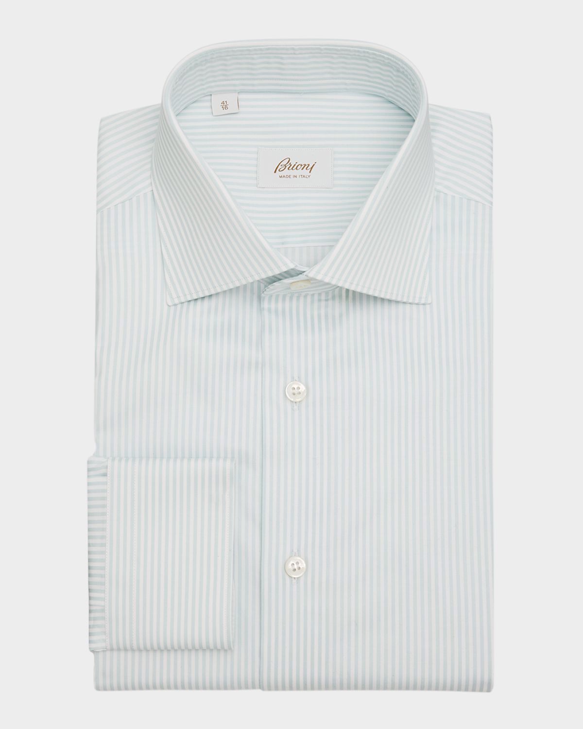 Brioni Men 's Cotton Bengal Stripe Dress Shirt | Thumbnail 3 Brioni Men 's Cotton Bengal Stripe Dress Shirt | Thumbnail 3