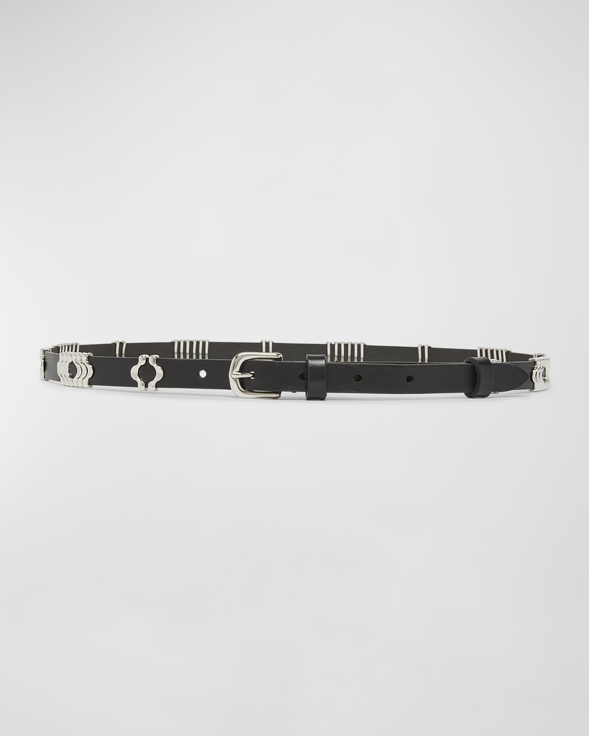 Isabel Marant Odena Leather Skinny Belt