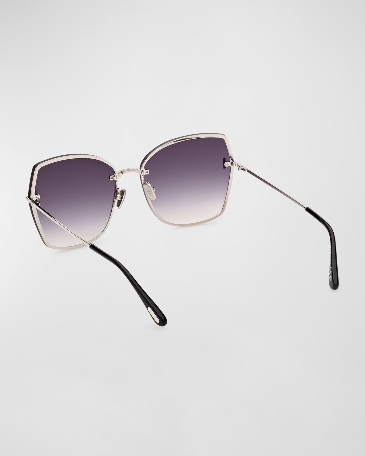 TOM FORD Nickie Metal Butterfly Sunglasses
