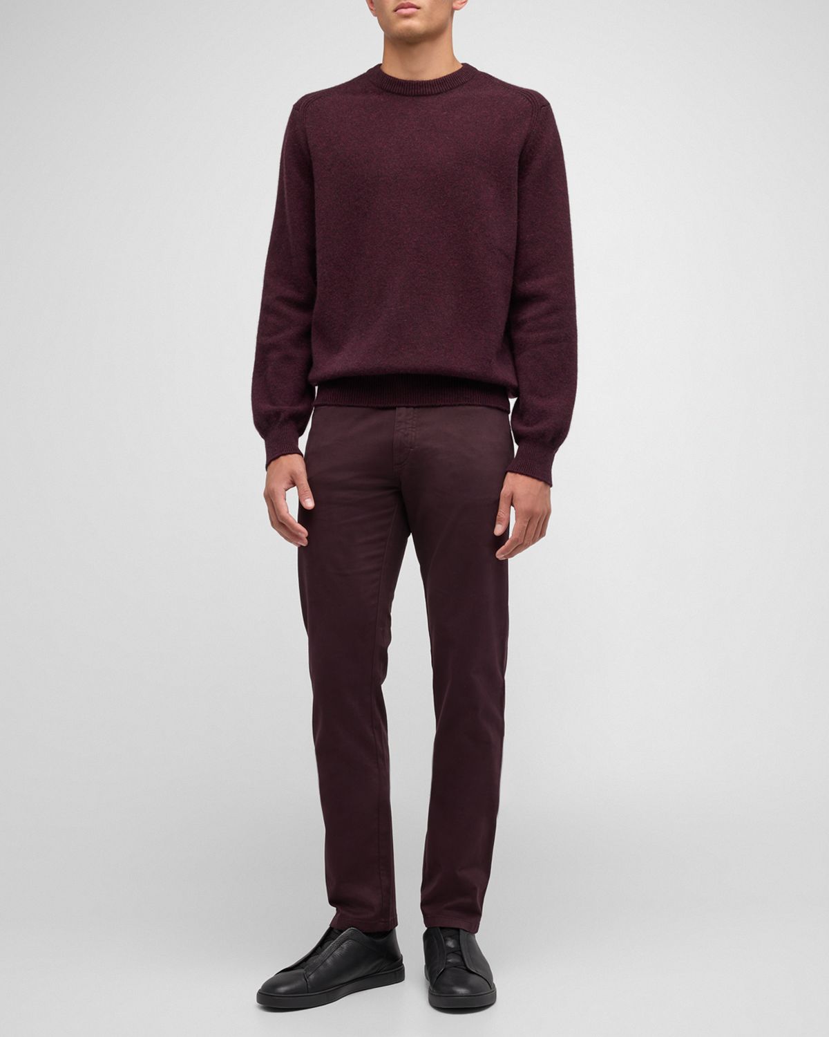ZEGNA Men 's Oasi Cashmere Crewneck Sweater | Thumbnail 7
