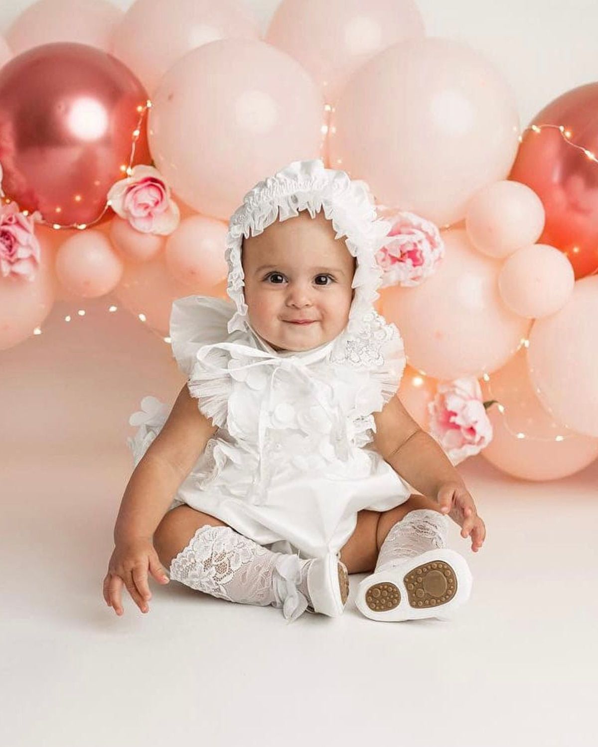 Petite Maison Kids Girl 's Butterfly Ceremony Romper, Size 3M-3