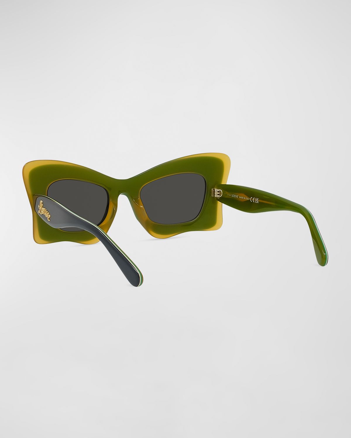 Loewe Multicolor Acetate Butterfly Sunglasses