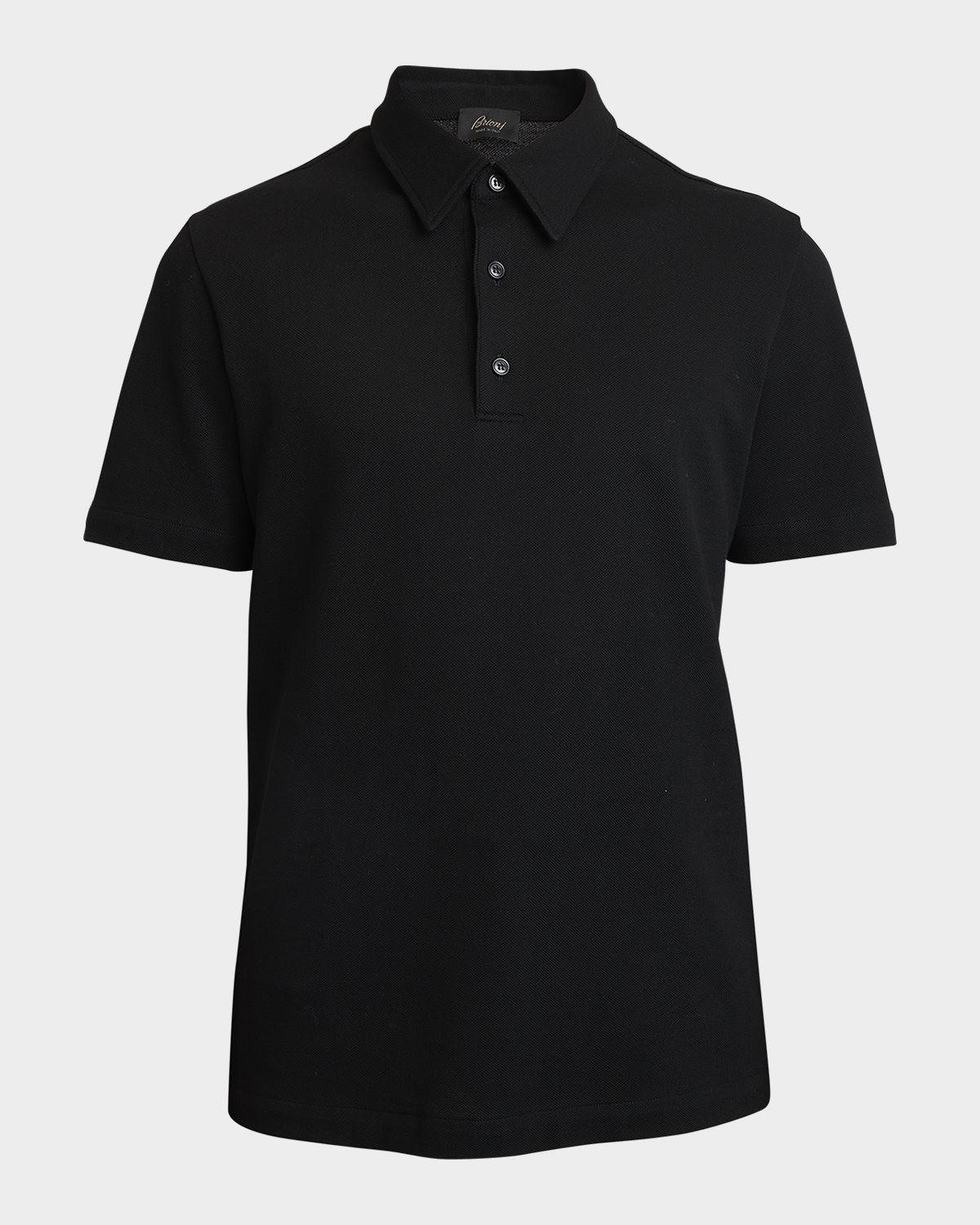 Brioni Men 's Cotton Jersey Polo Shirt