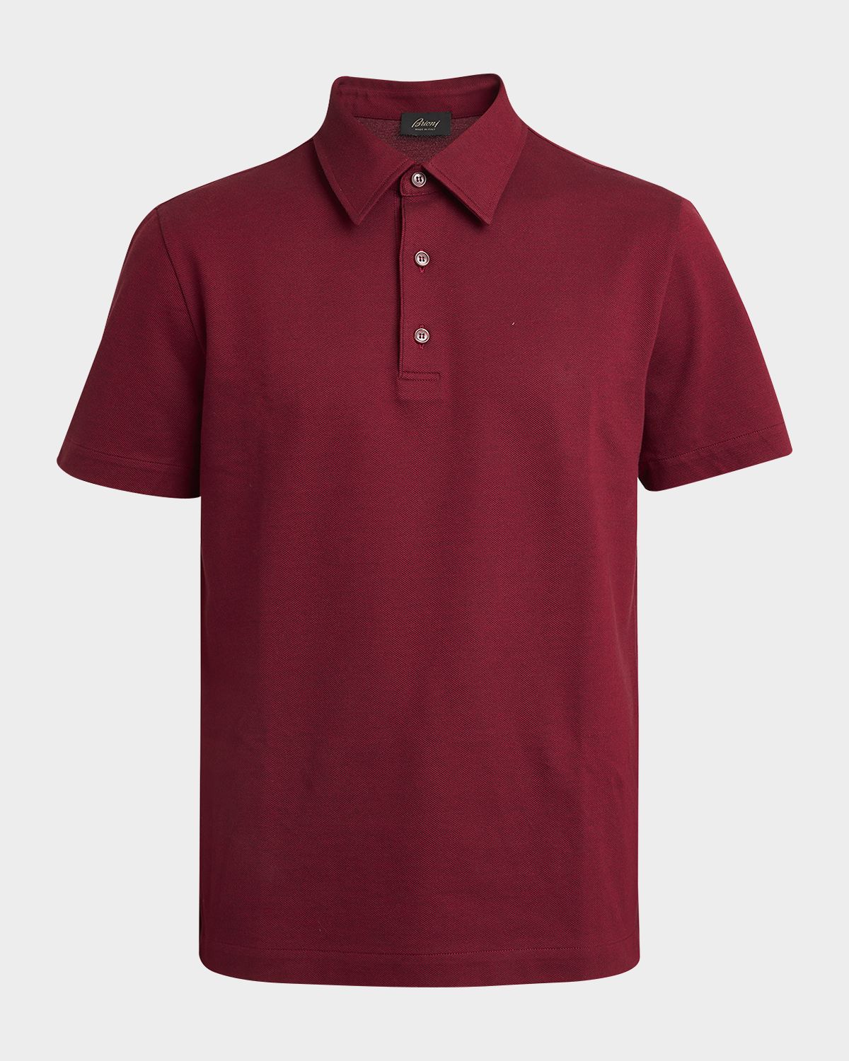 Brioni Men 's Cotton Jersey Polo Shirt