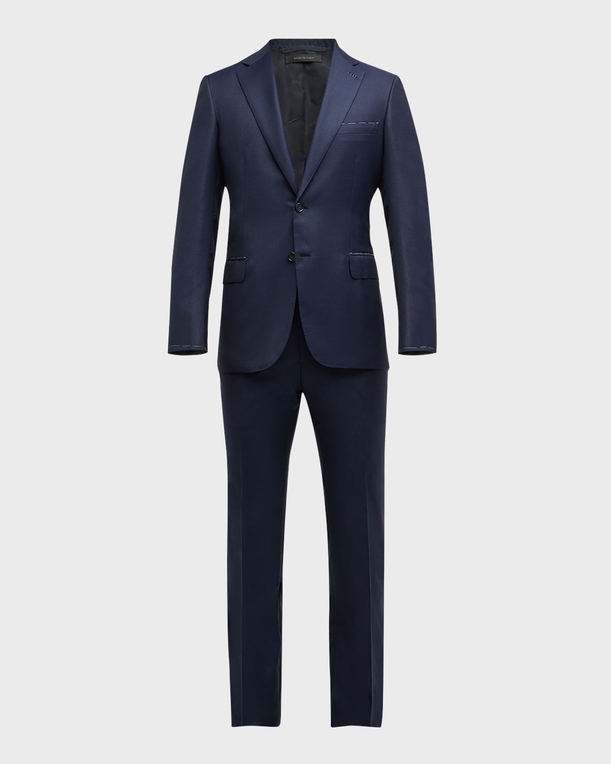 Brioni Men 's Windowpane Wool Suit