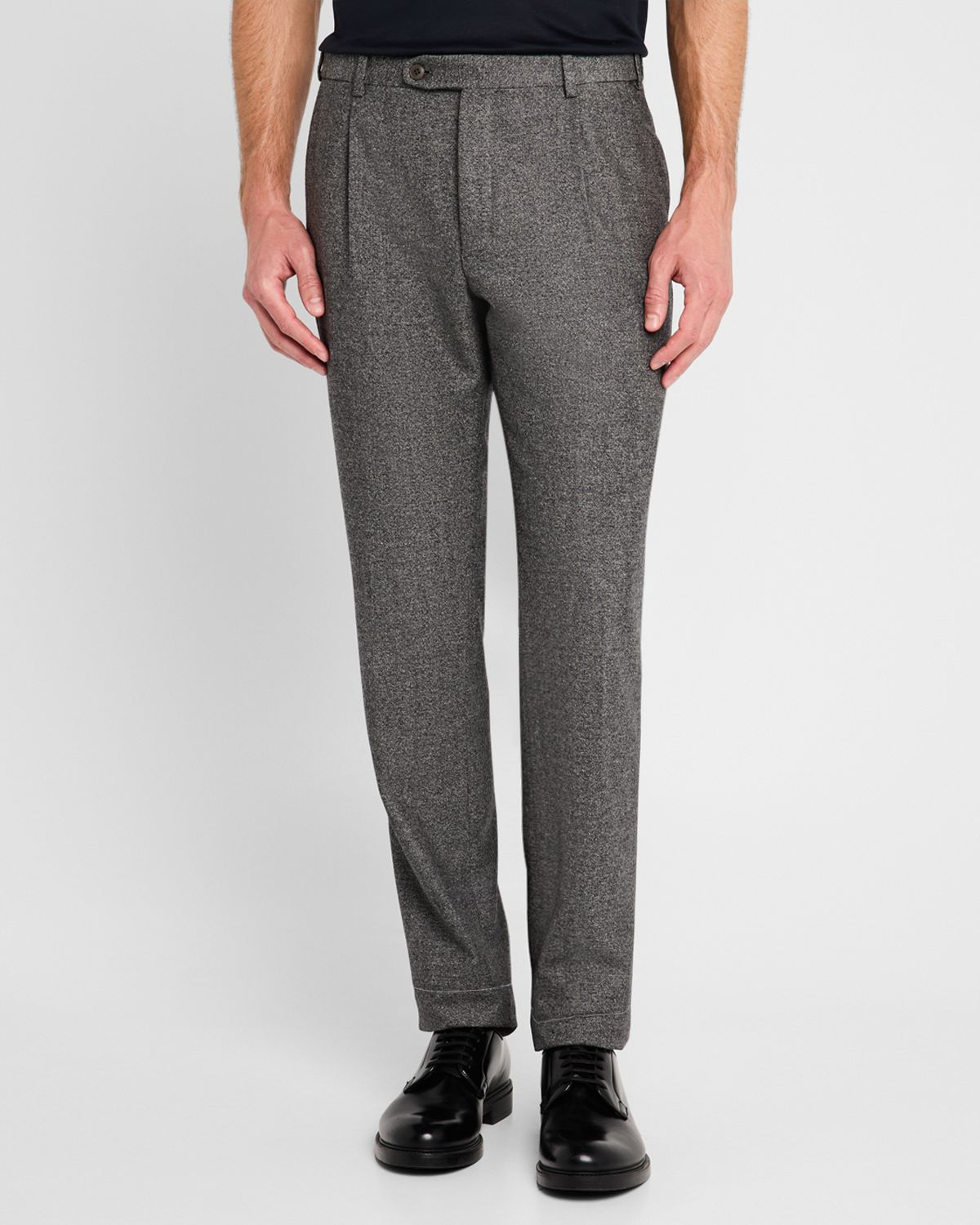 Brioni Men 's Wool Flannel Trousers | Thumbnail 4 Brioni Men 's Wool Flannel Trousers | Thumbnail 4