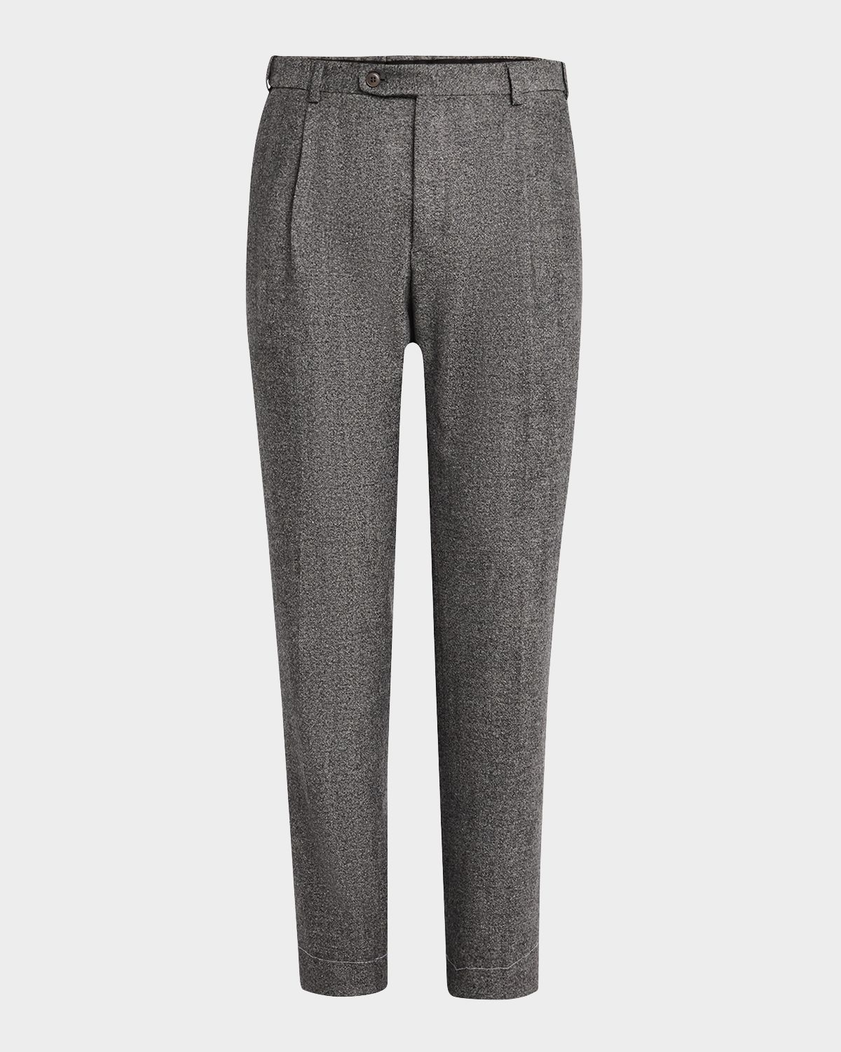 Brioni Men 's Wool Flannel Trousers