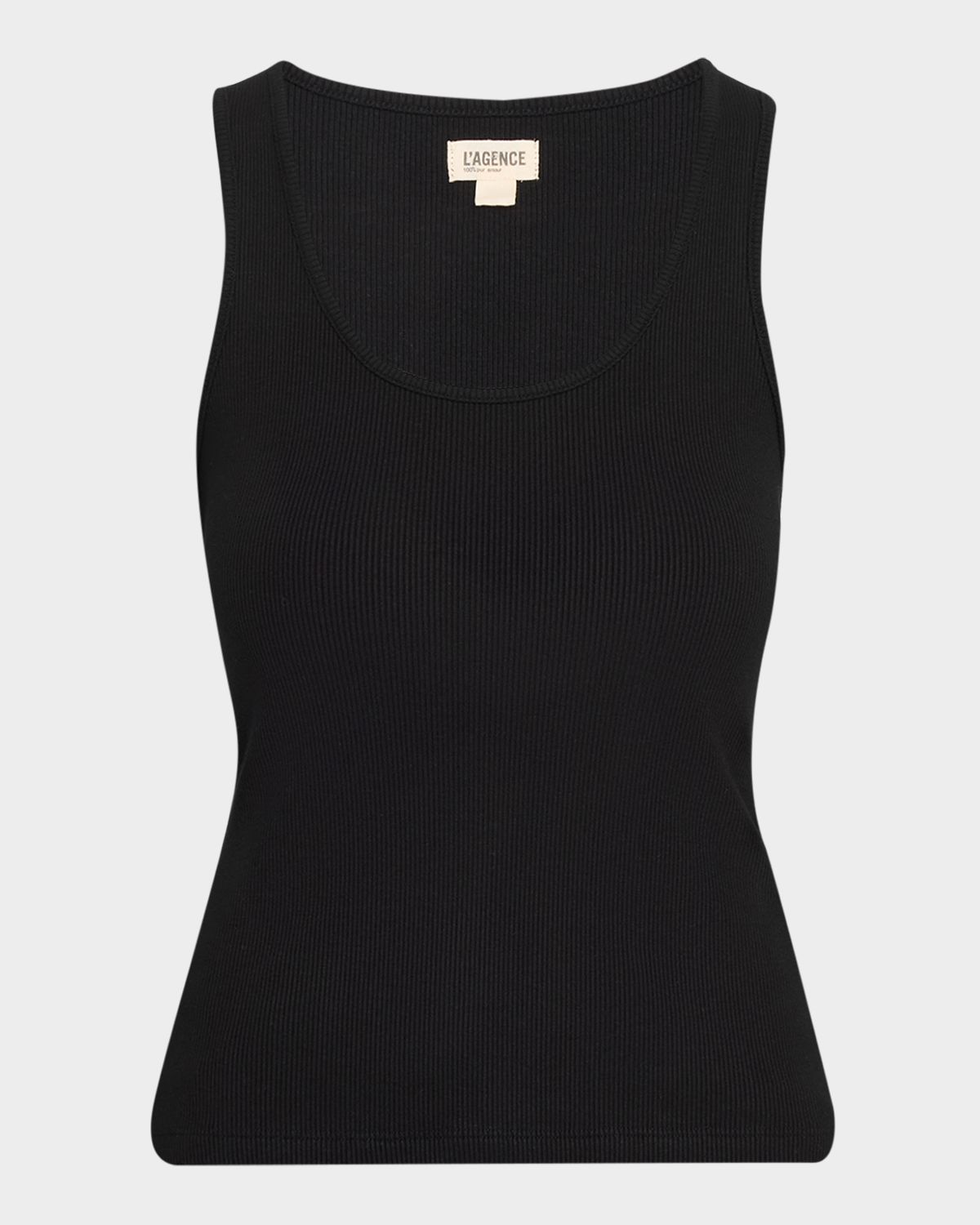 L 'Agence Adira Scoop-Neck Tank Top