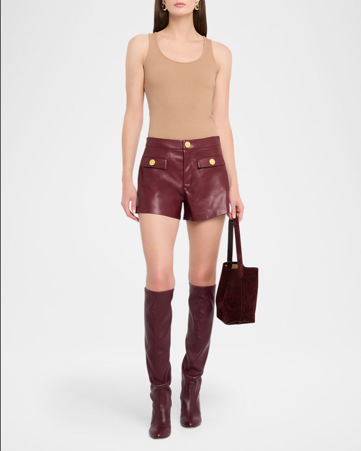 L 'Agence Adira Scoop-Neck Tank Top