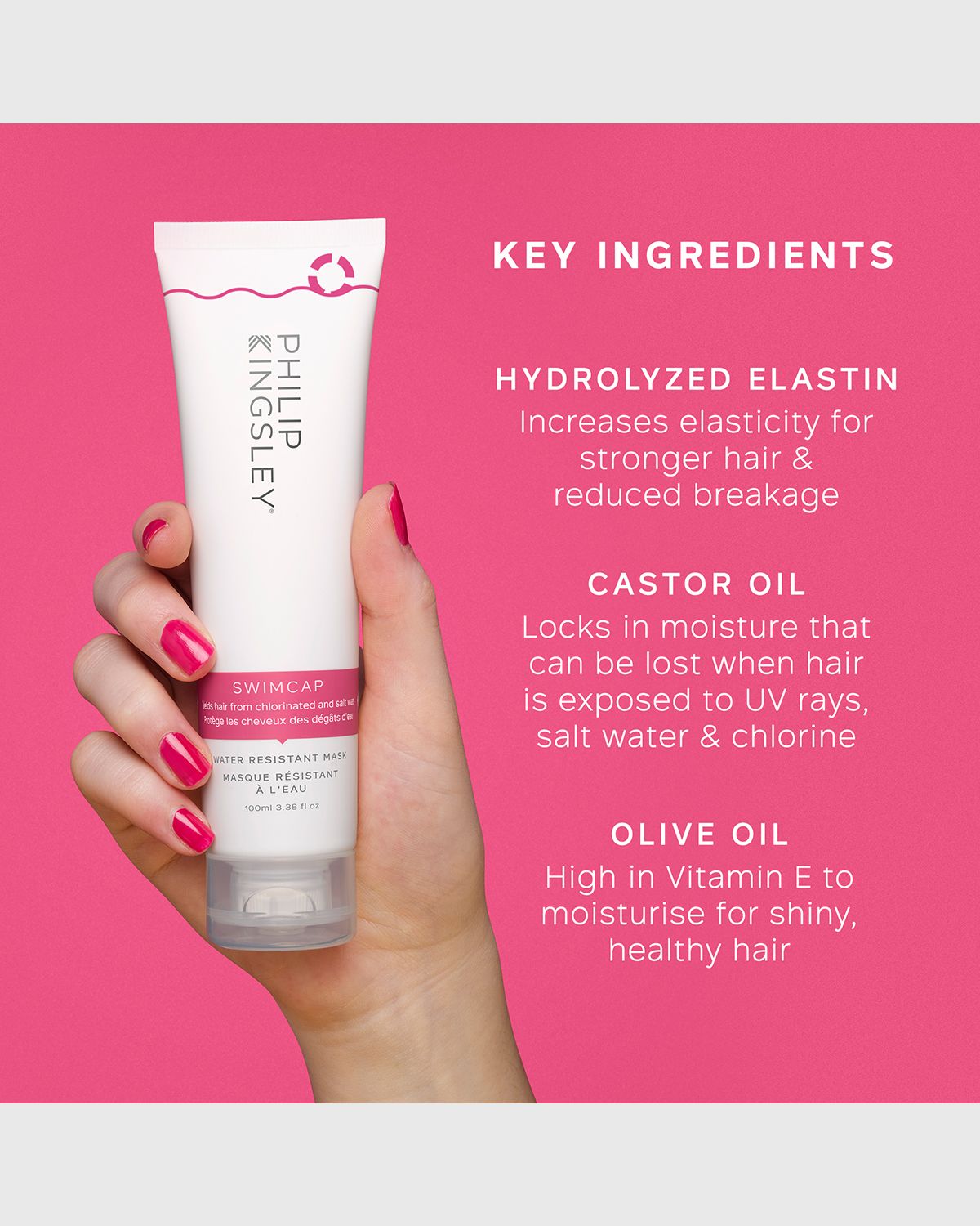 Philip Kingsley Swimcap Water Resistant Mask, 3.4 oz.