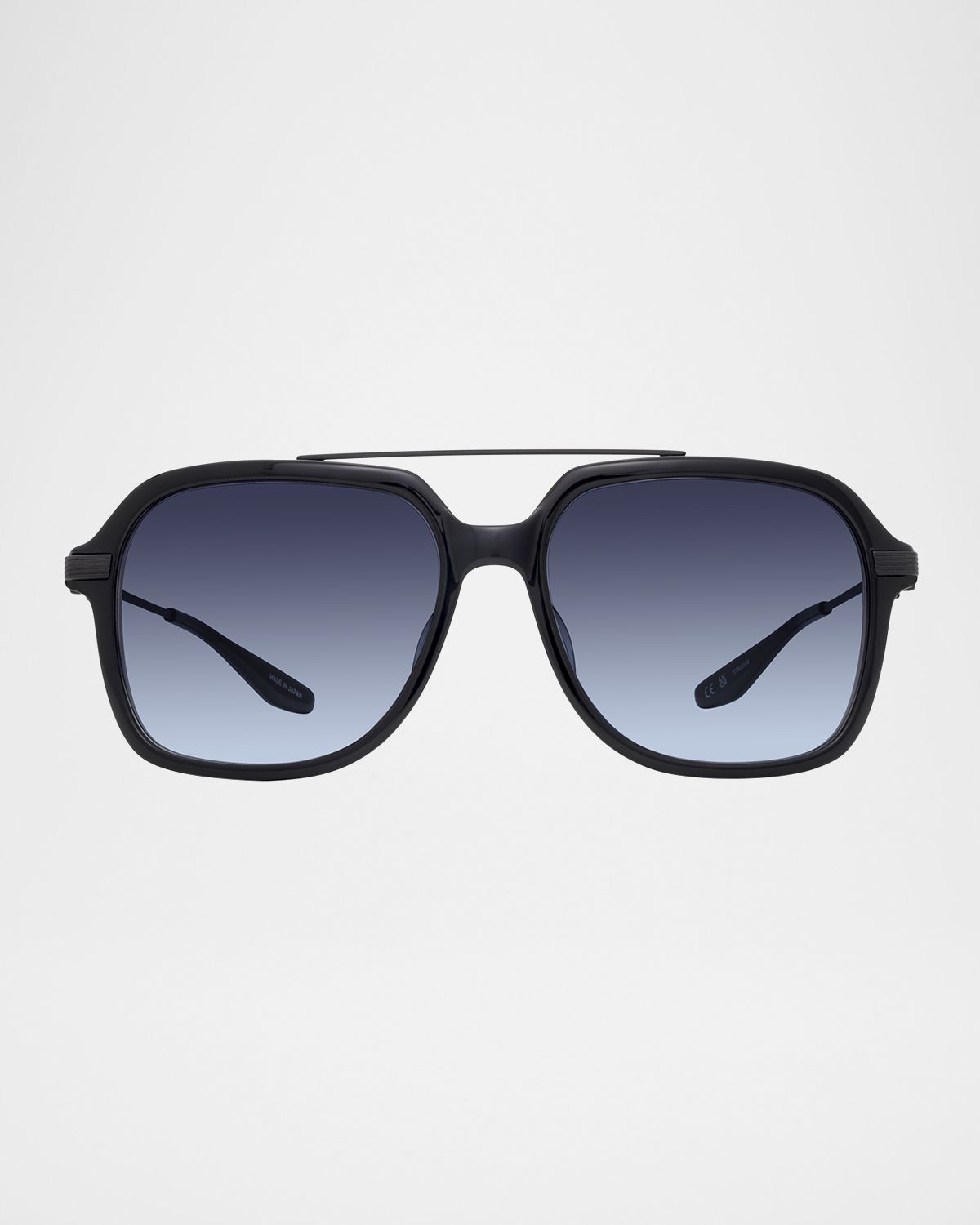 Barton Perreira Men 's D. Ellis Acetate and Titanium Square Sunglasses