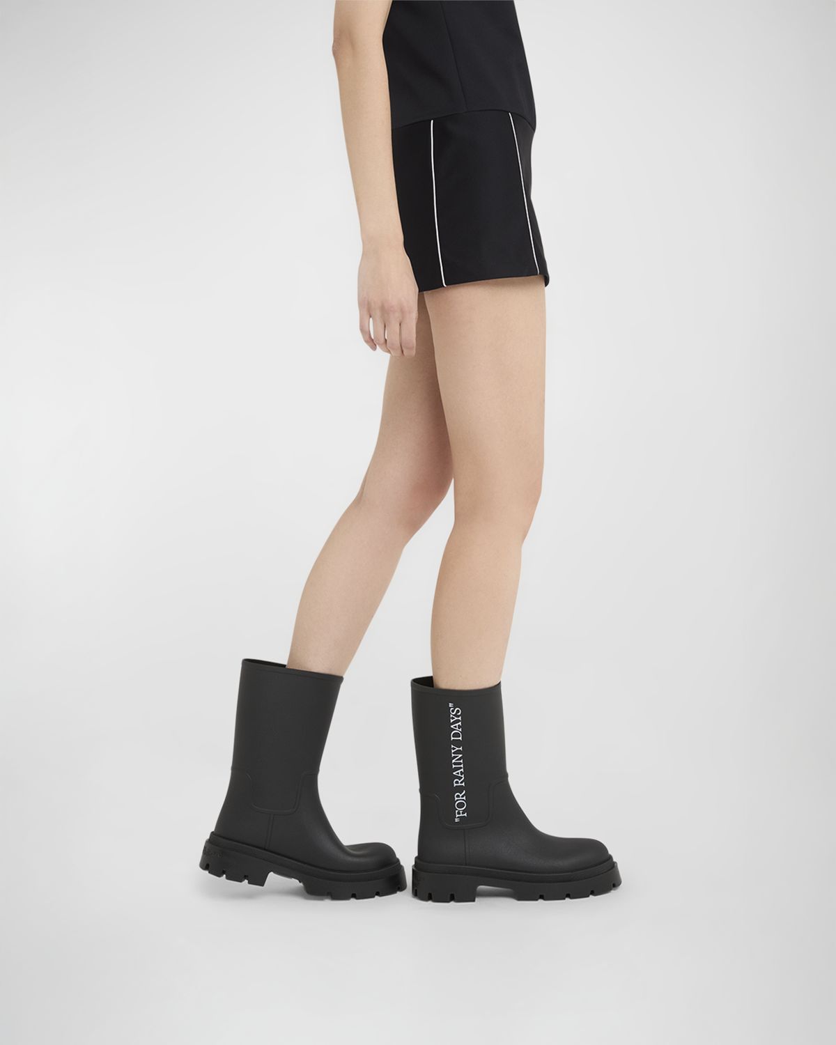 Off-White Reboot Mid-Calf Rain Boots