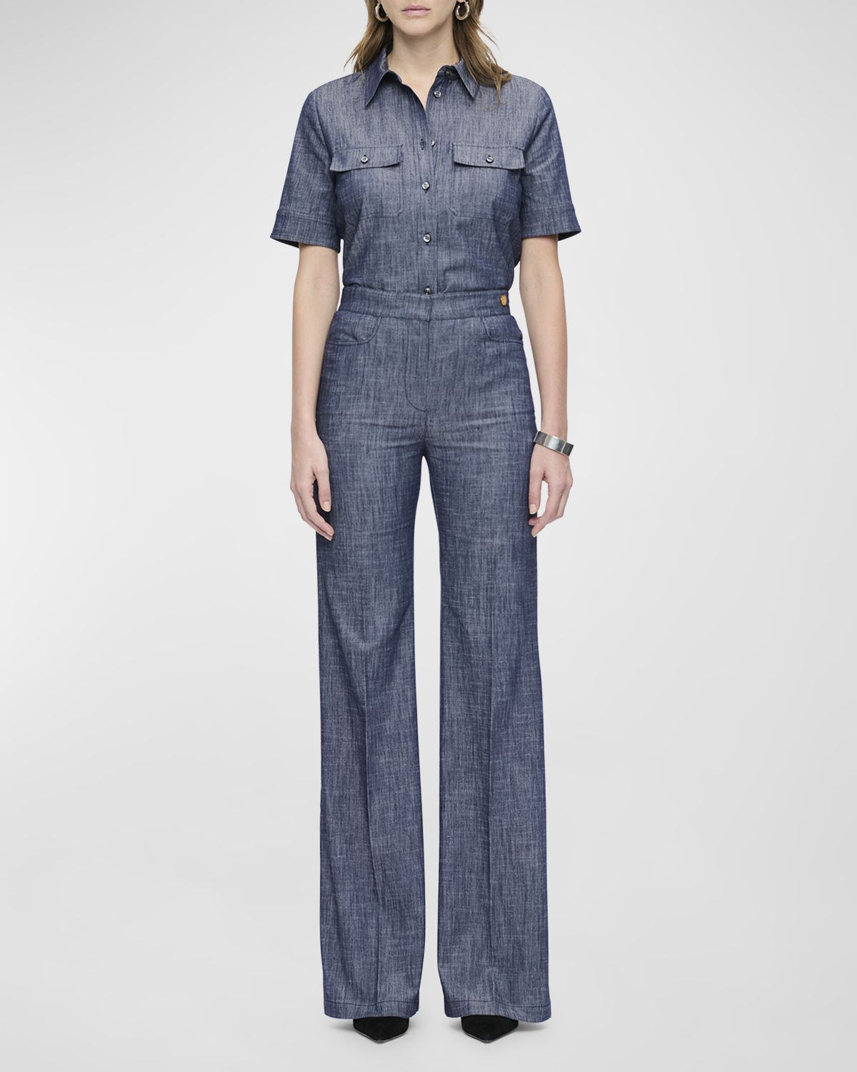 CALLAS Milano Tonne High-Rise Stretch Denim Pants