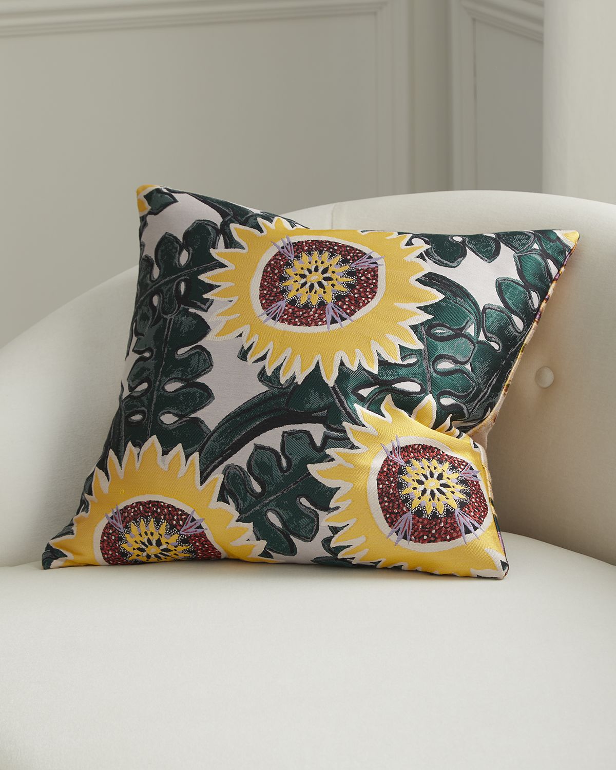 Christian Lacroix Soleils Osier Decorative Pillow, 20" | Thumbnail 4 Christian Lacroix Soleils Osier Decorative Pillow, 20" | Thumbnail 4