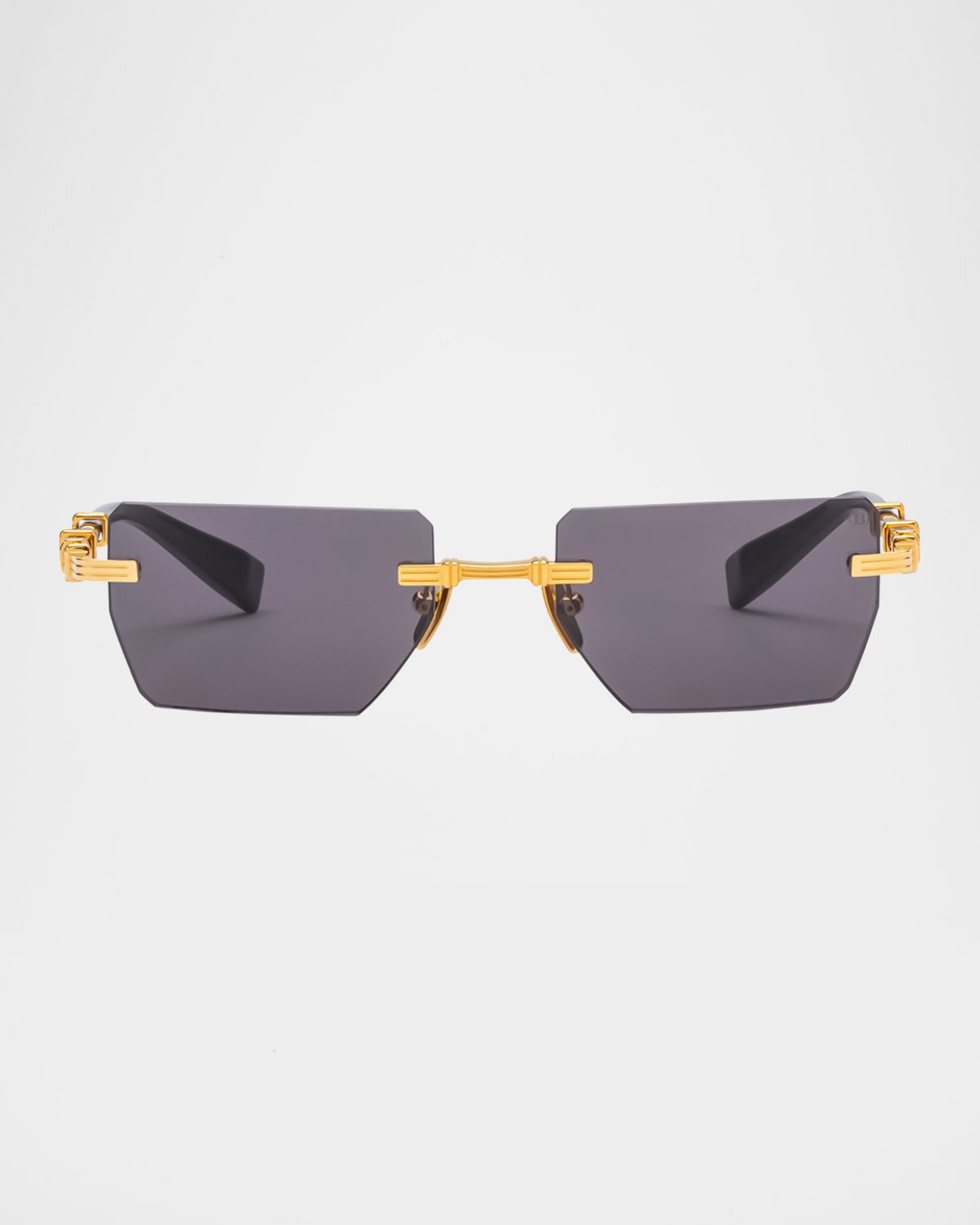 Balmain Pierre Oval Acetate Sunglasses