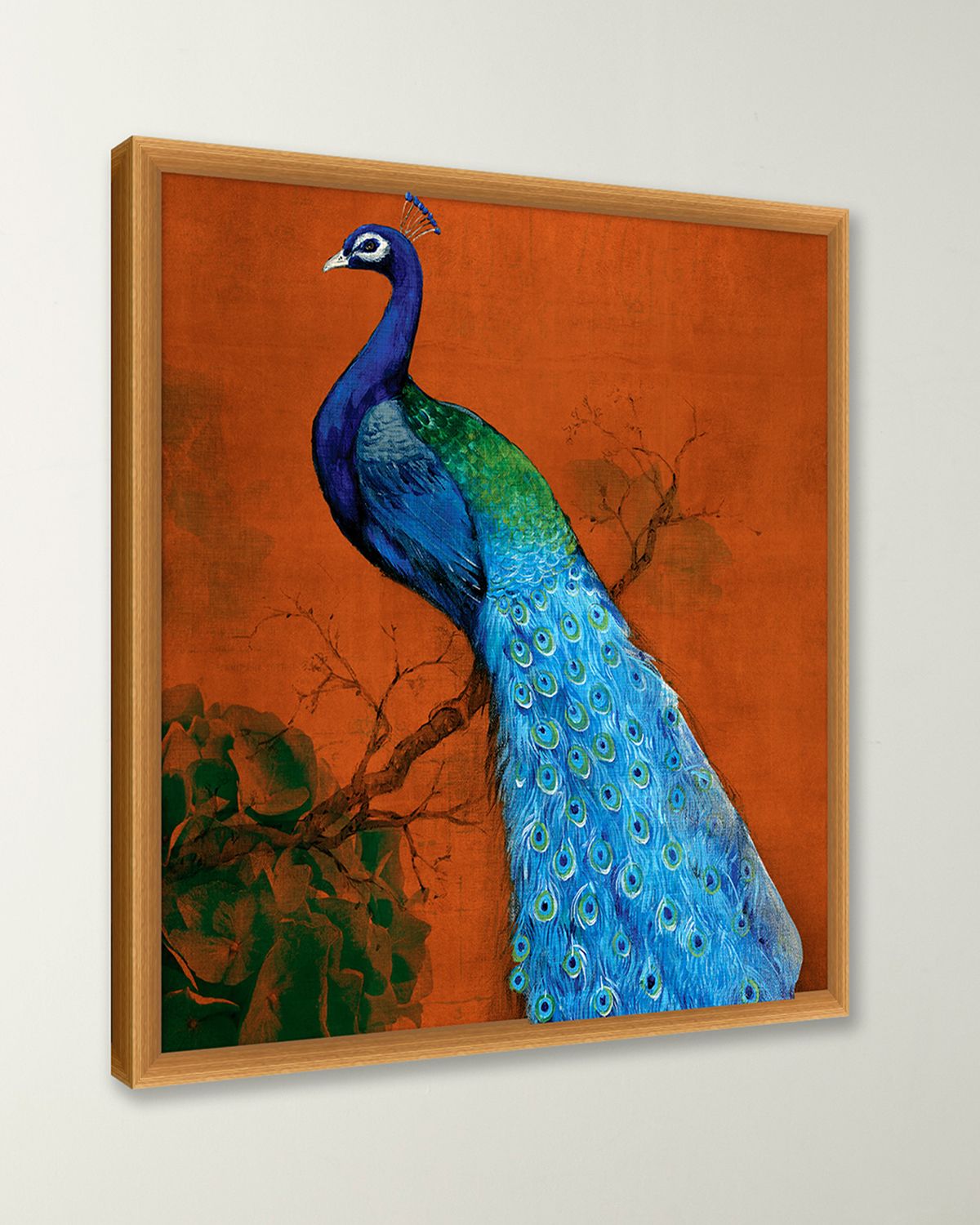Wendover Art Group "Perched Peacock 2" Framed Giclee | Thumbnail 4 Wendover Art Group "Perched Peacock 2" Framed Giclee | Thumbnail 4