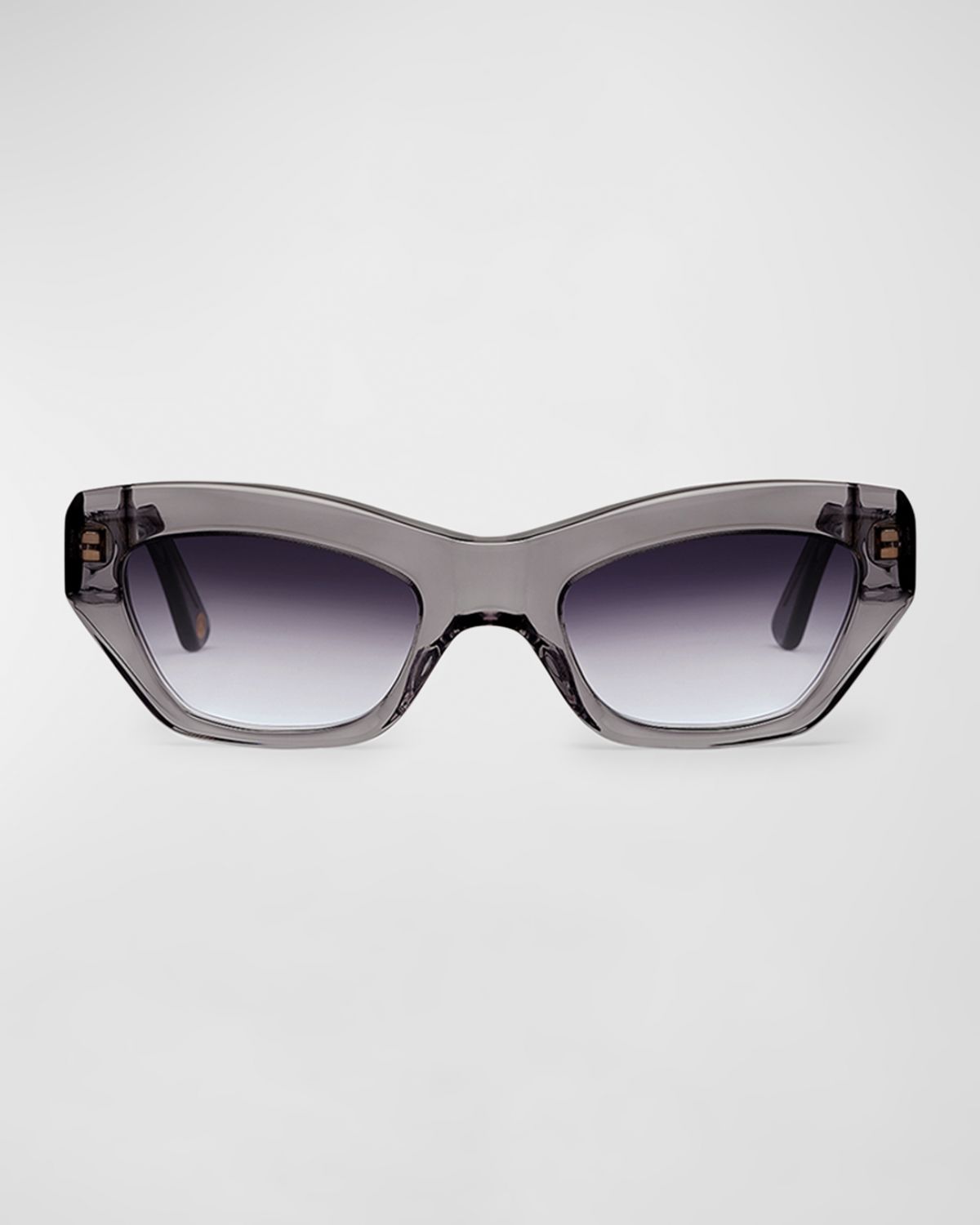 KIMEZE Concept 3 Gray Acetate Cat-Eye Sunglasses