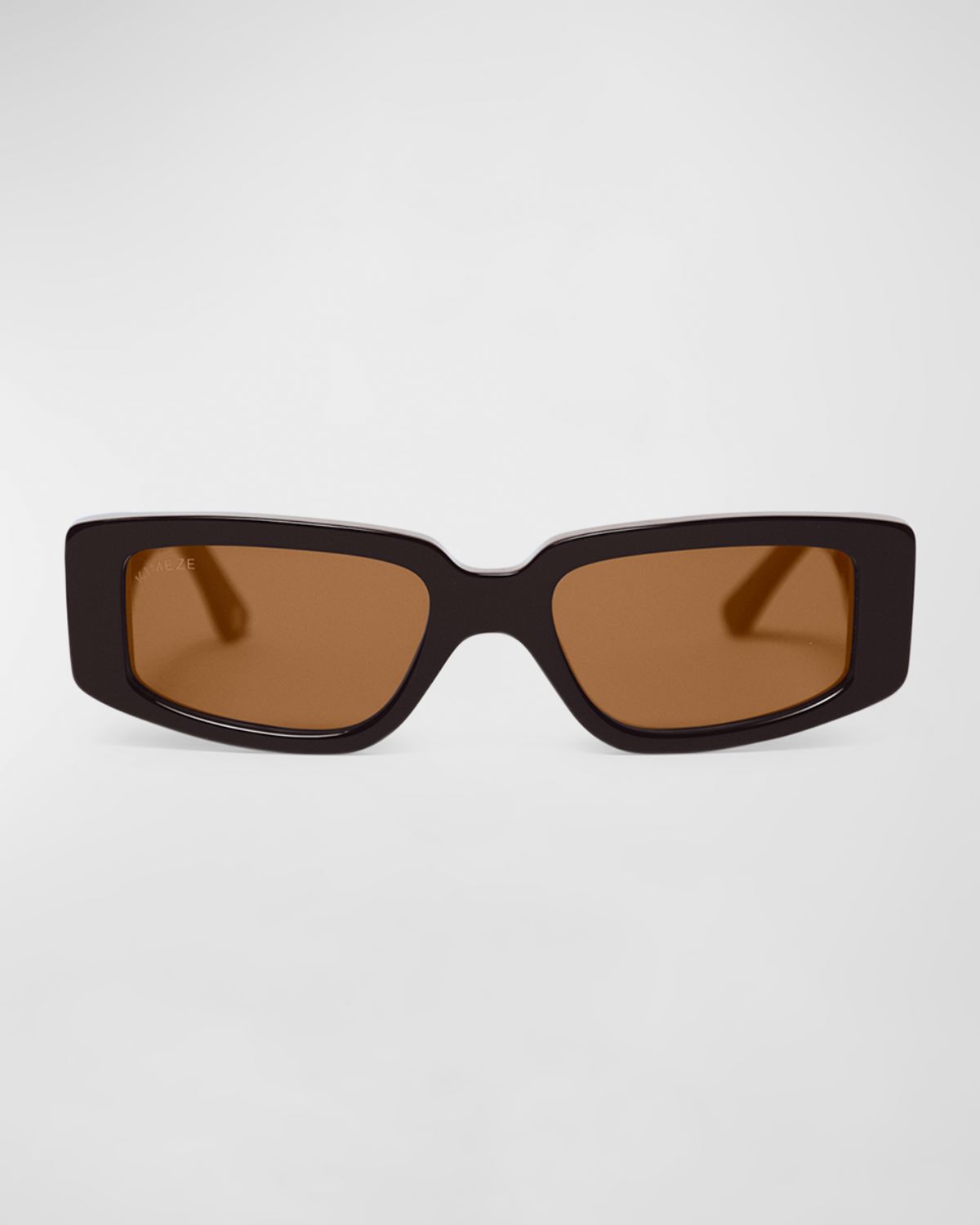 KIMEZE Concept 2 Brown Acetate Cat-Eye Sunglasses