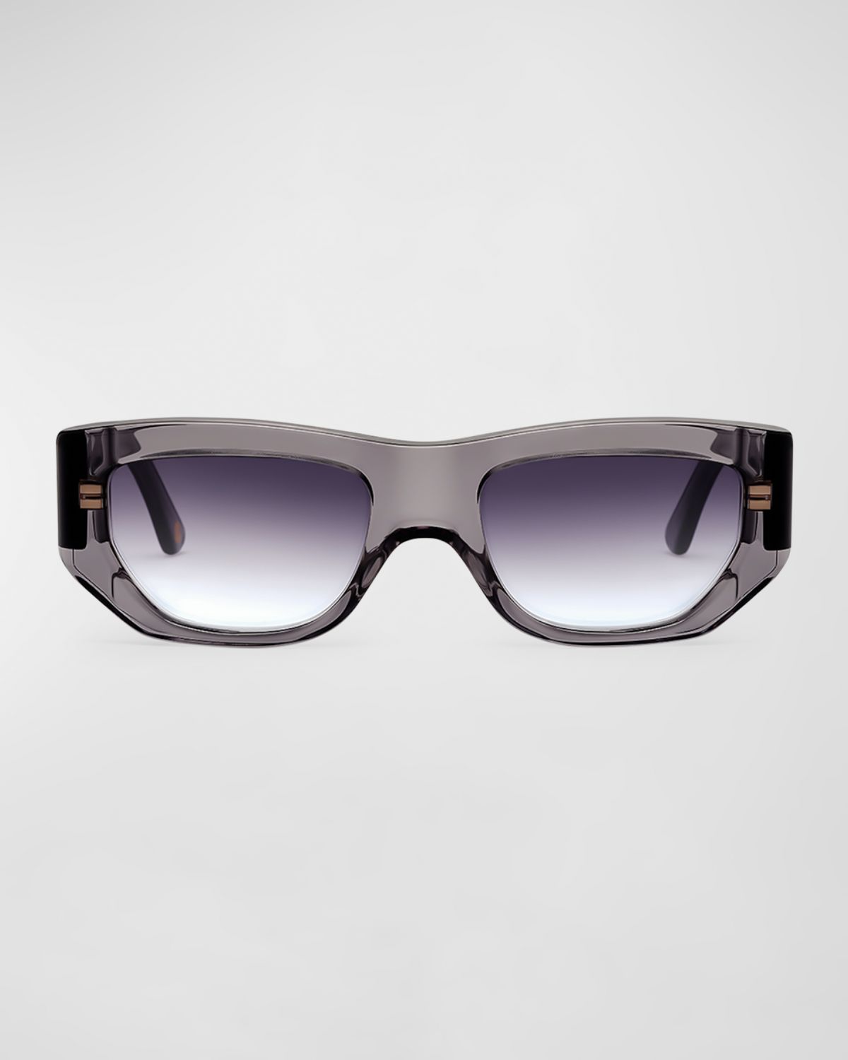 KIMEZE Concept 1 Gray Acetate Cat-Eye Sunglasses