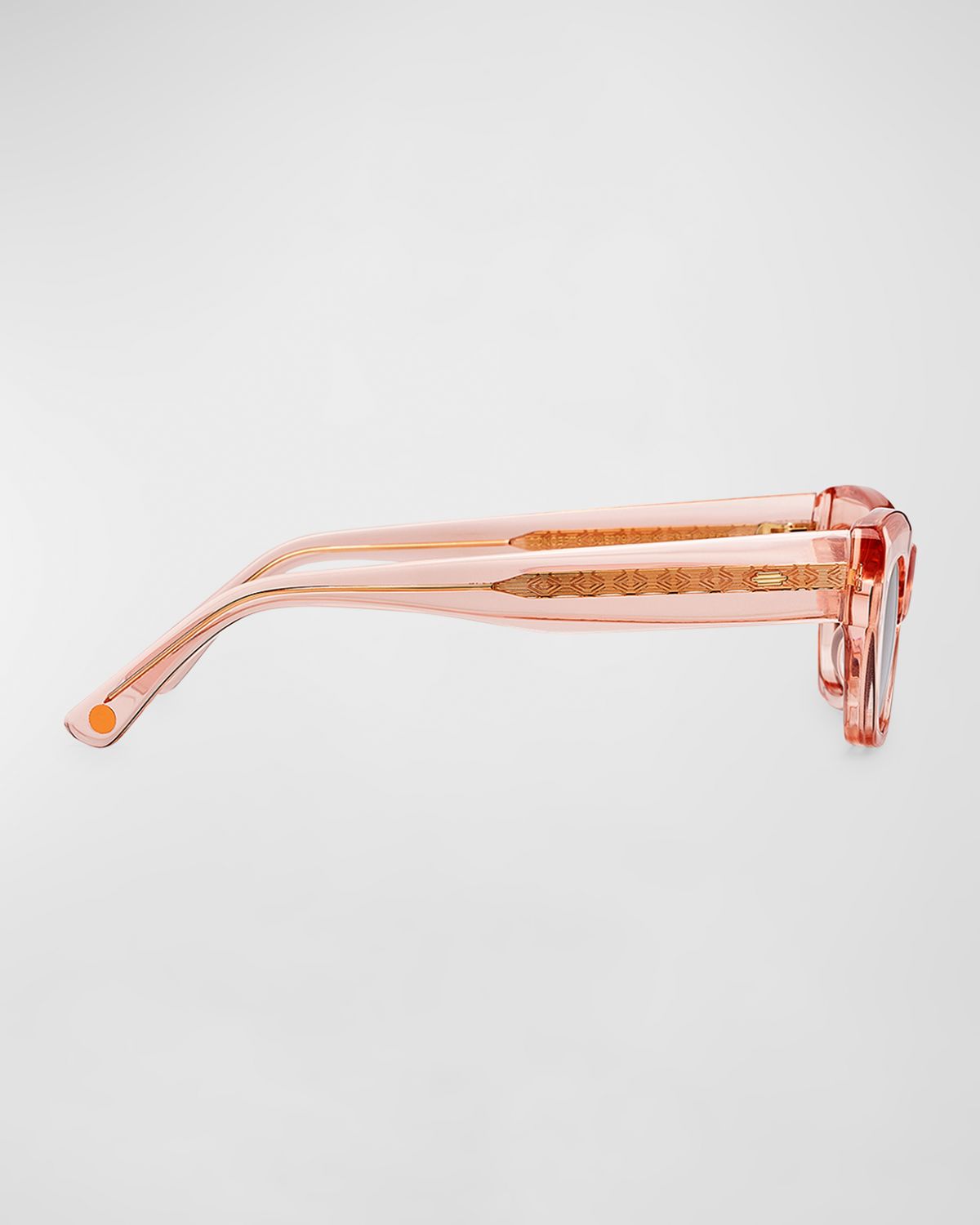 KIMEZE Concept 3 Pink Acetate Cat-Eye Sunglasses