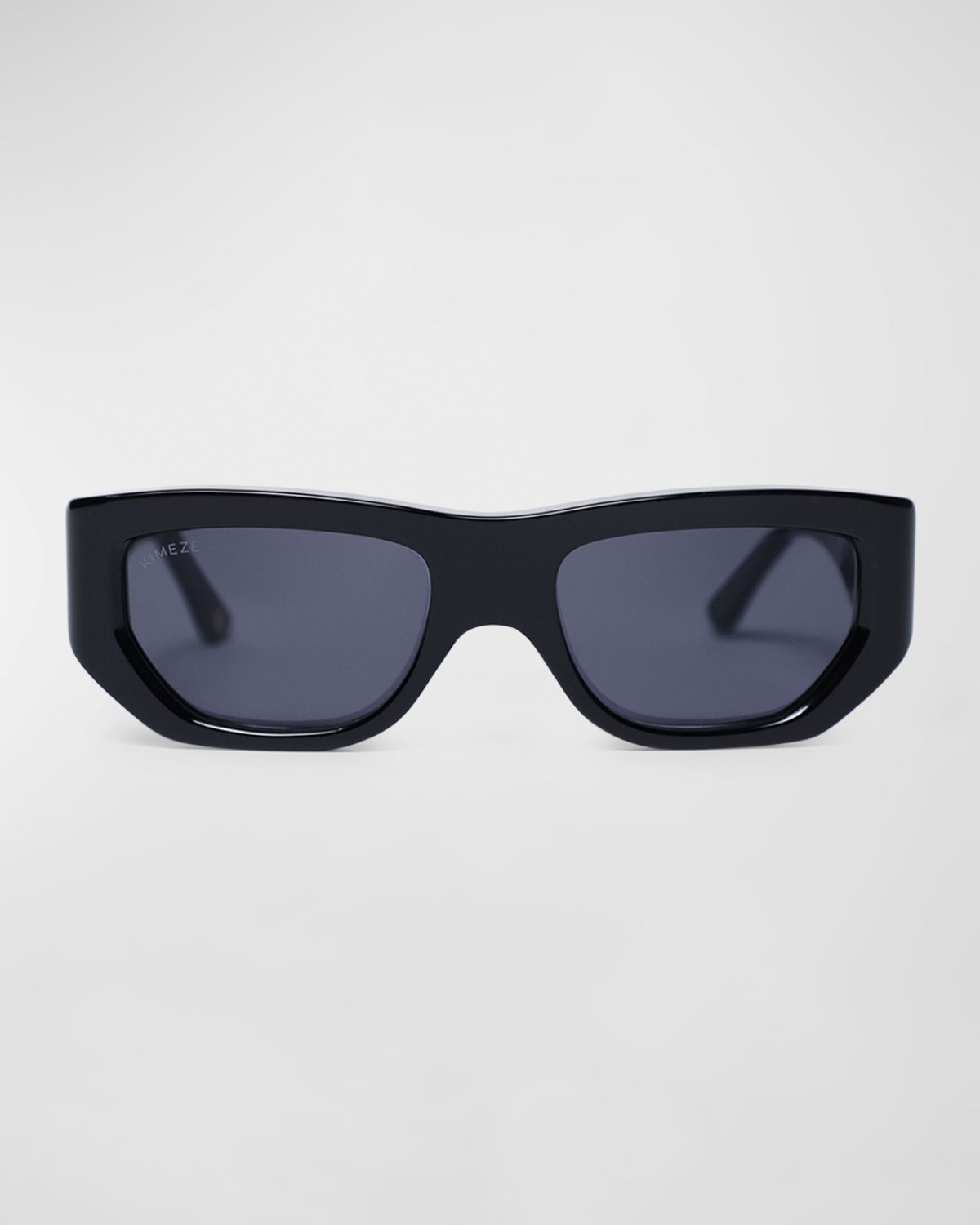KIMEZE Concept 1 Black Acetate Cat-Eye Sunglasses