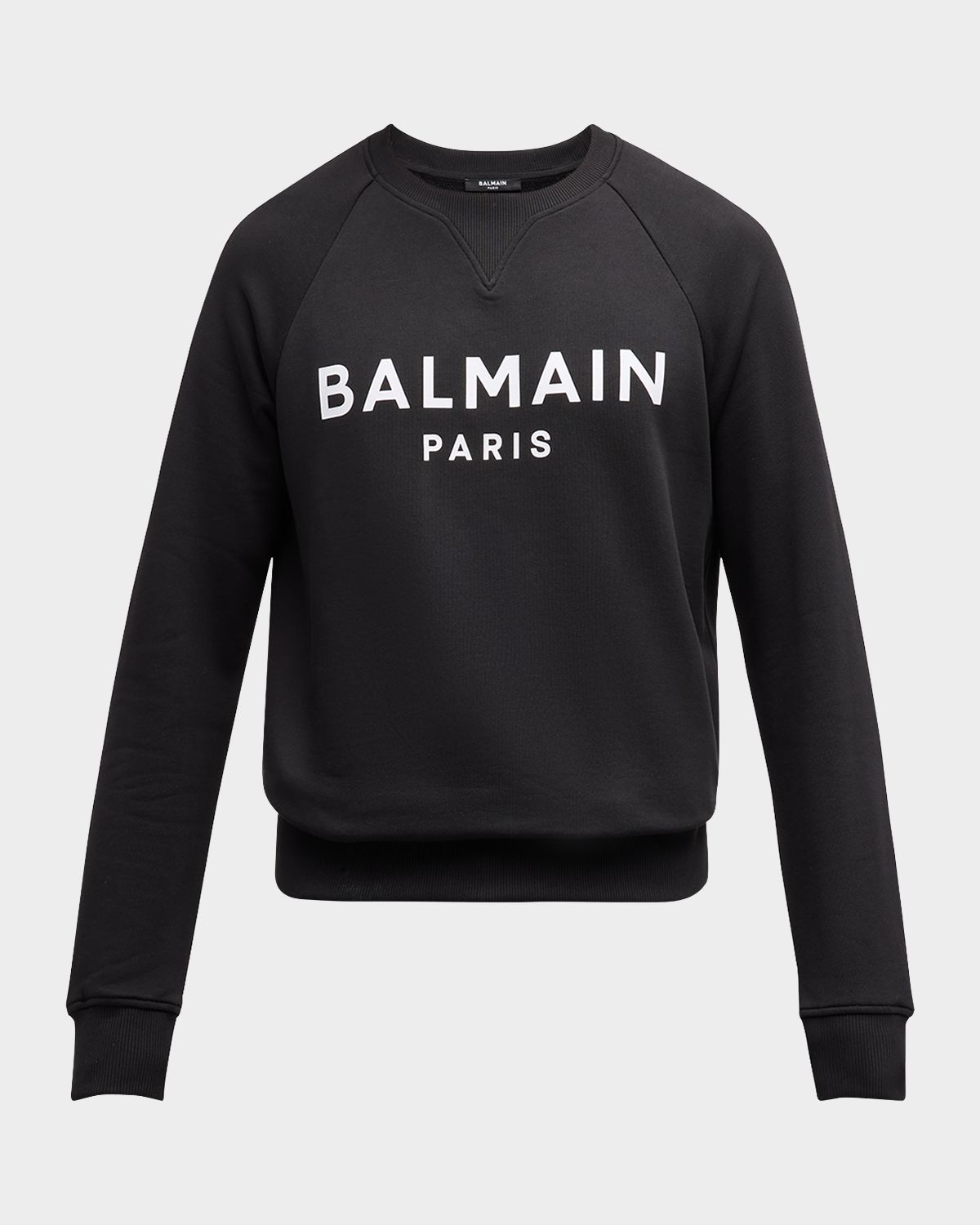 Balmain Men 's Raglan Logo Sweatshirt