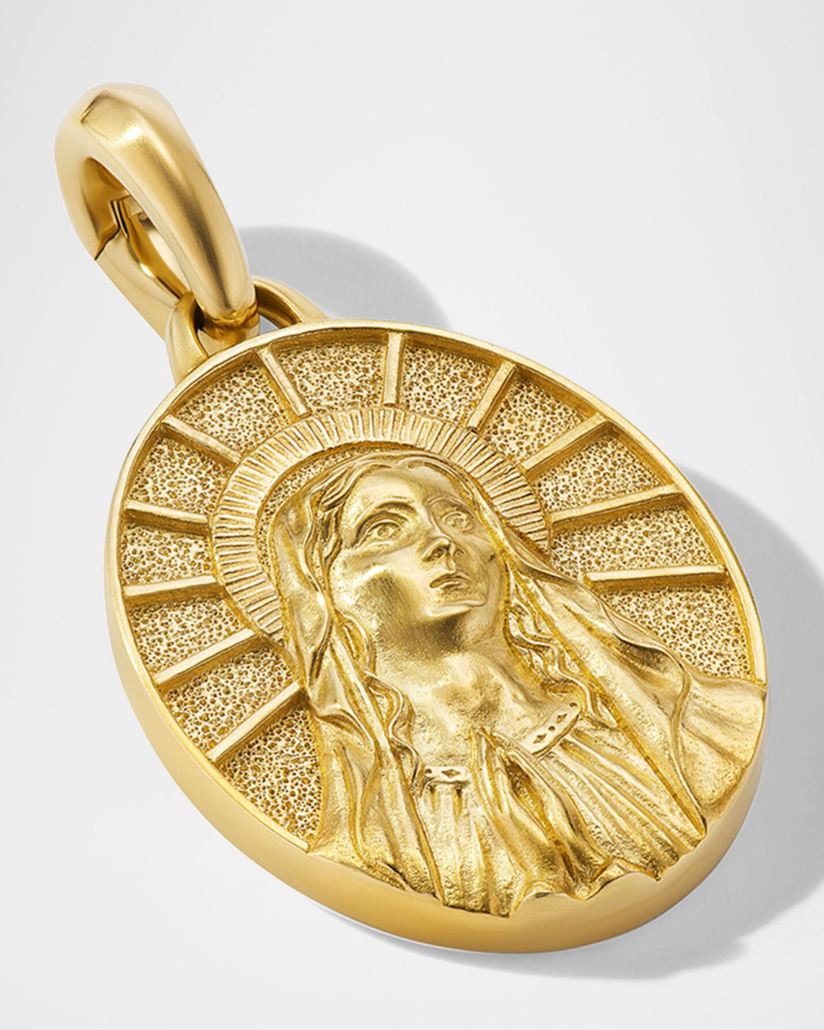 David Yurman Men 's Mary Pendant in 18K Gold, 30mm