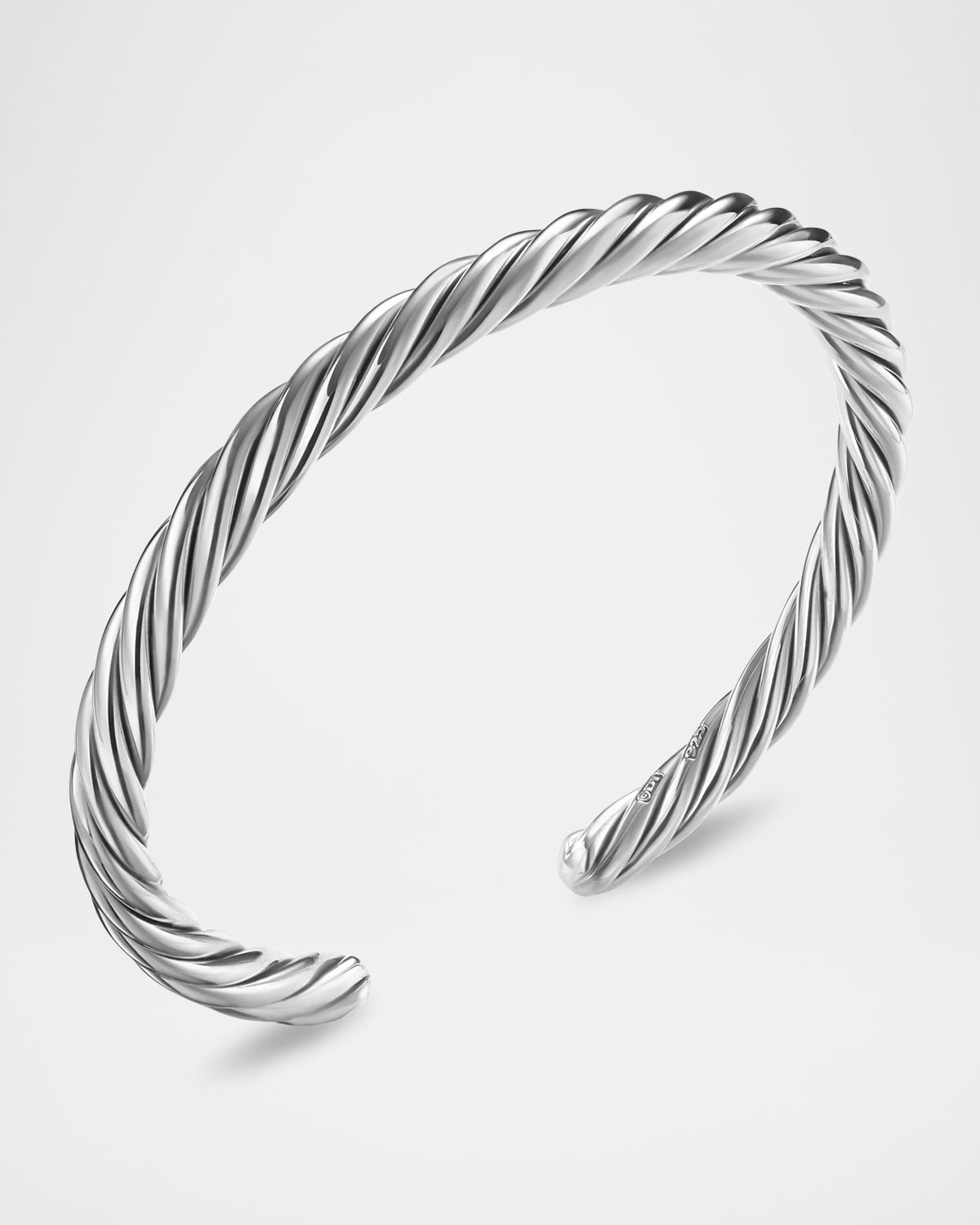 David Yurman Men 's Cable Cuff Bracelet in Silver, 6mm