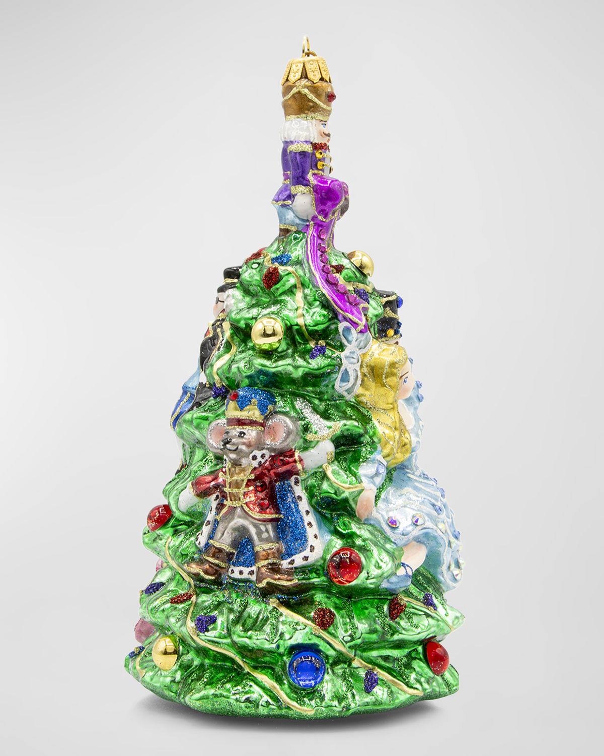 Jay Strongwater Clara and the Nutcracker Glass Christmas Ornament