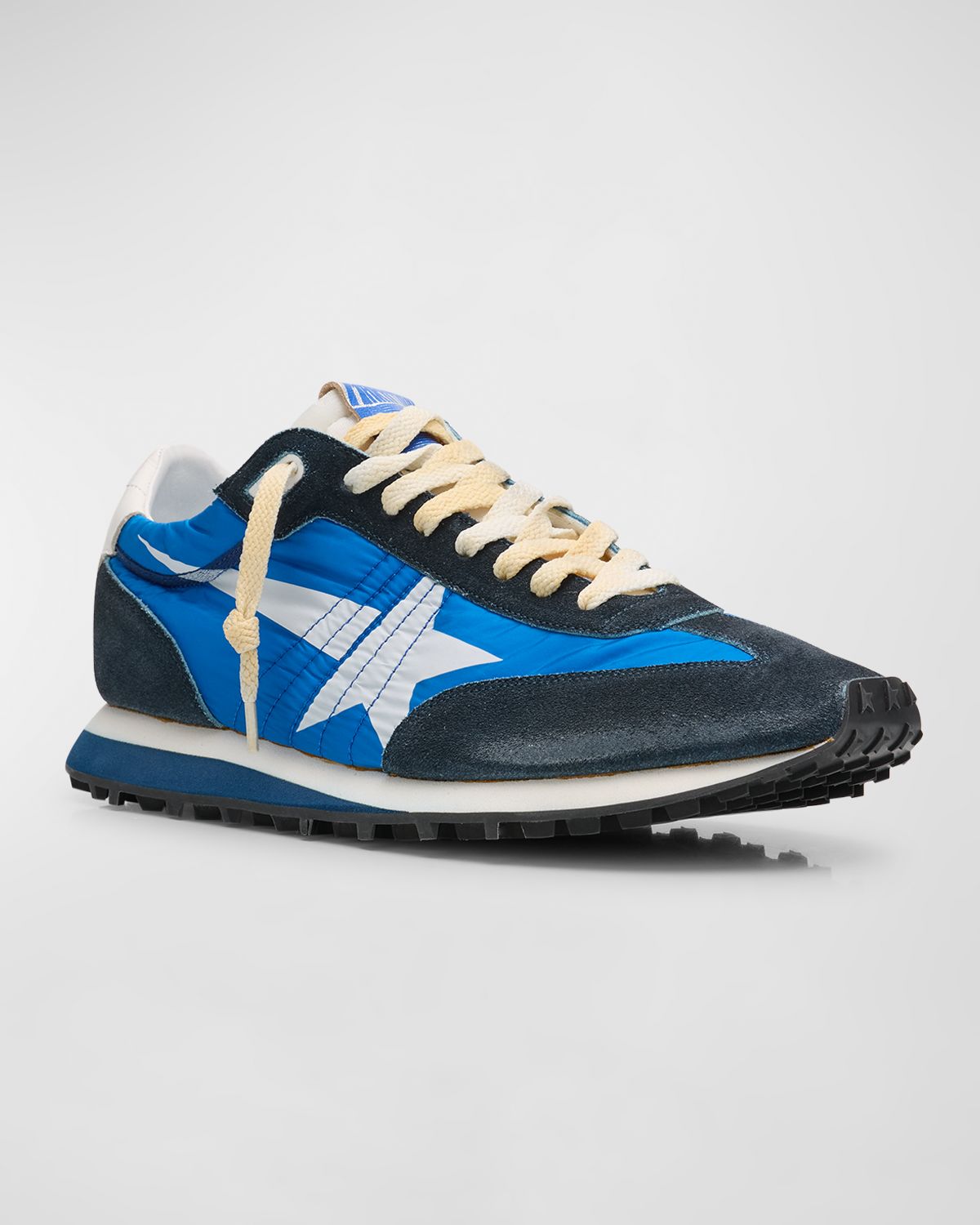 Golden Goose Men 's Marathon Nylon and Suede Low-Top Sneakers | Thumbnail 3 Golden Goose Men 's Marathon Nylon and Suede Low-Top Sneakers | Thumbnail 3