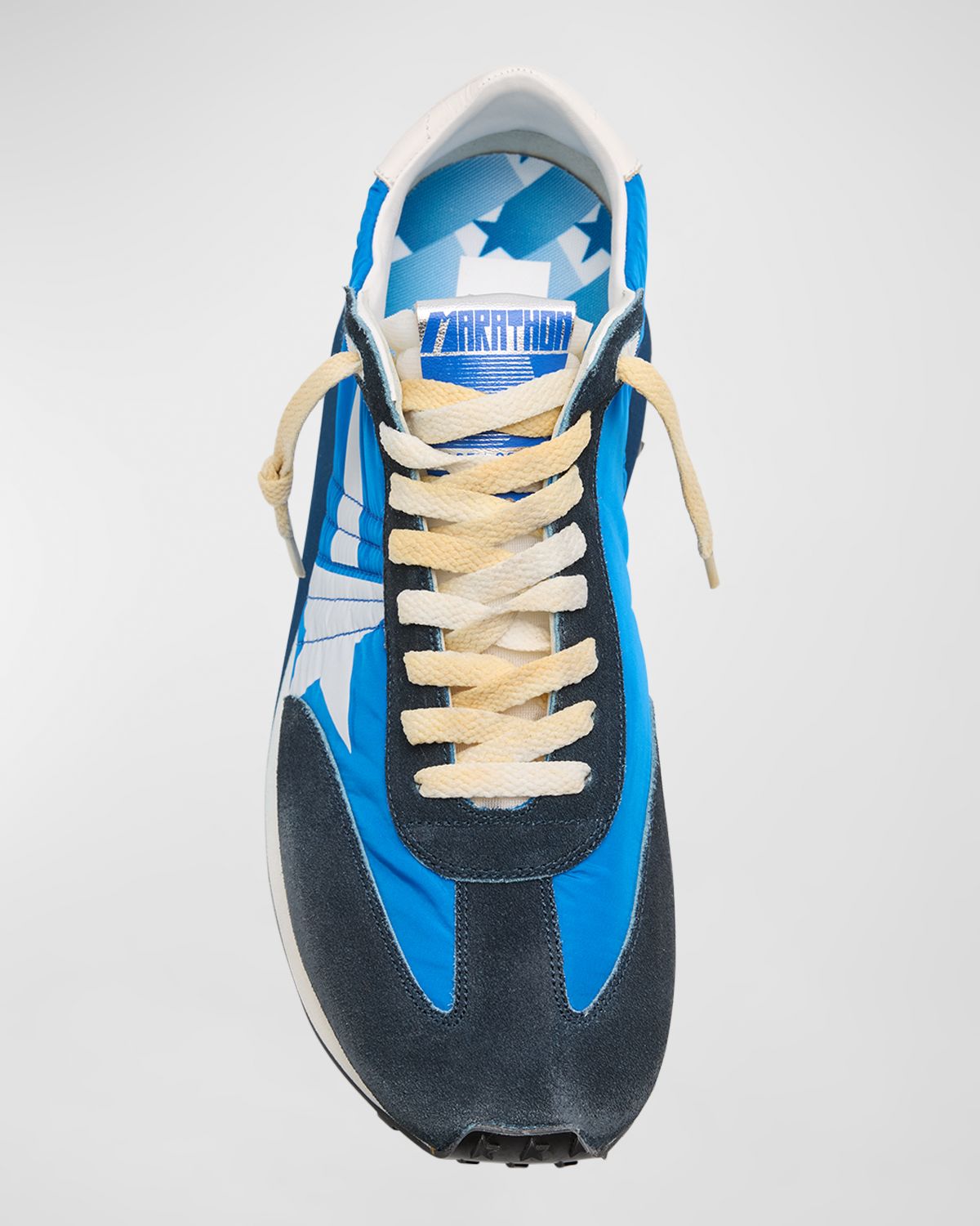 Golden Goose Men 's Marathon Nylon and Suede Low-Top Sneakers | Thumbnail 5 Golden Goose Men 's Marathon Nylon and Suede Low-Top Sneakers | Thumbnail 5