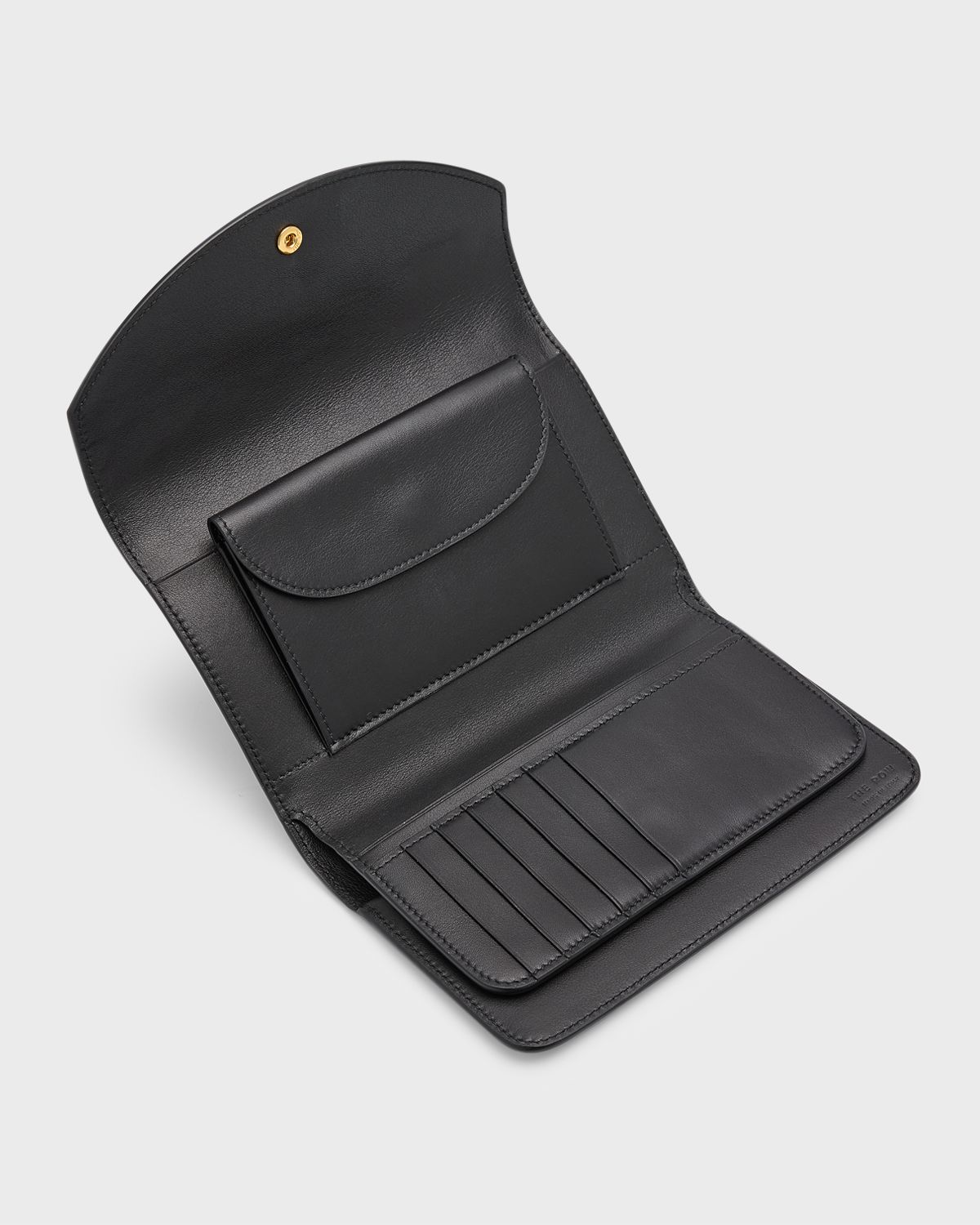 THE ROW All in Wallet in Saddle Leather