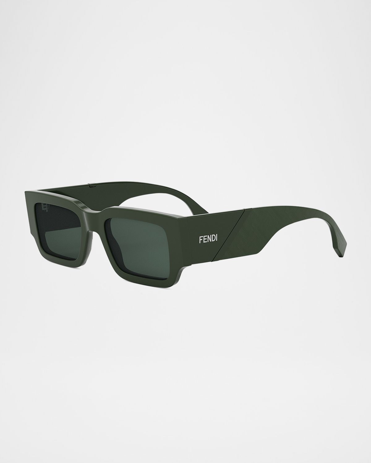Fendi Men 's Rectangle Acetate Sunglasses