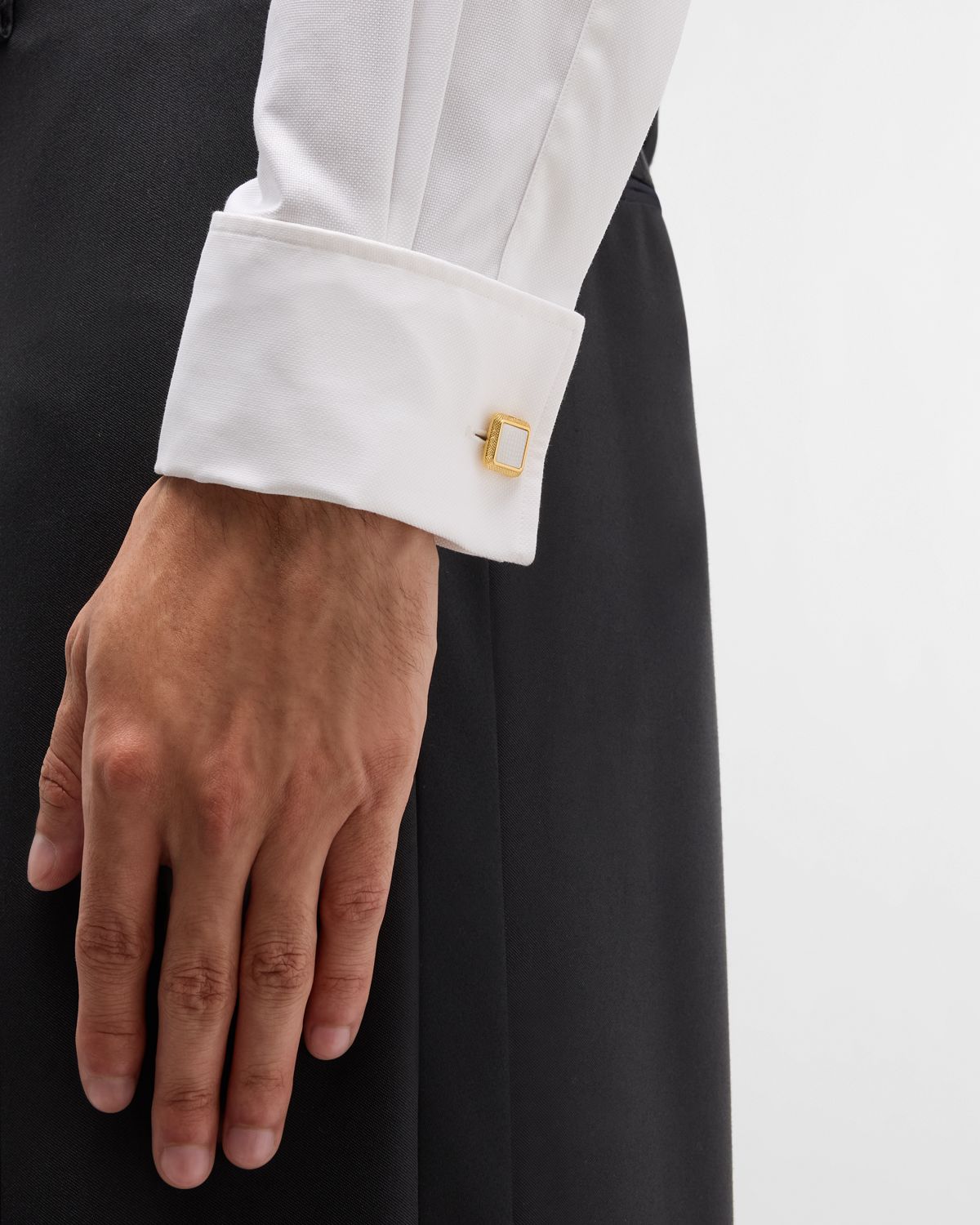 Tateossian Men 's Square Mother-Of-Pearl Cufflinks