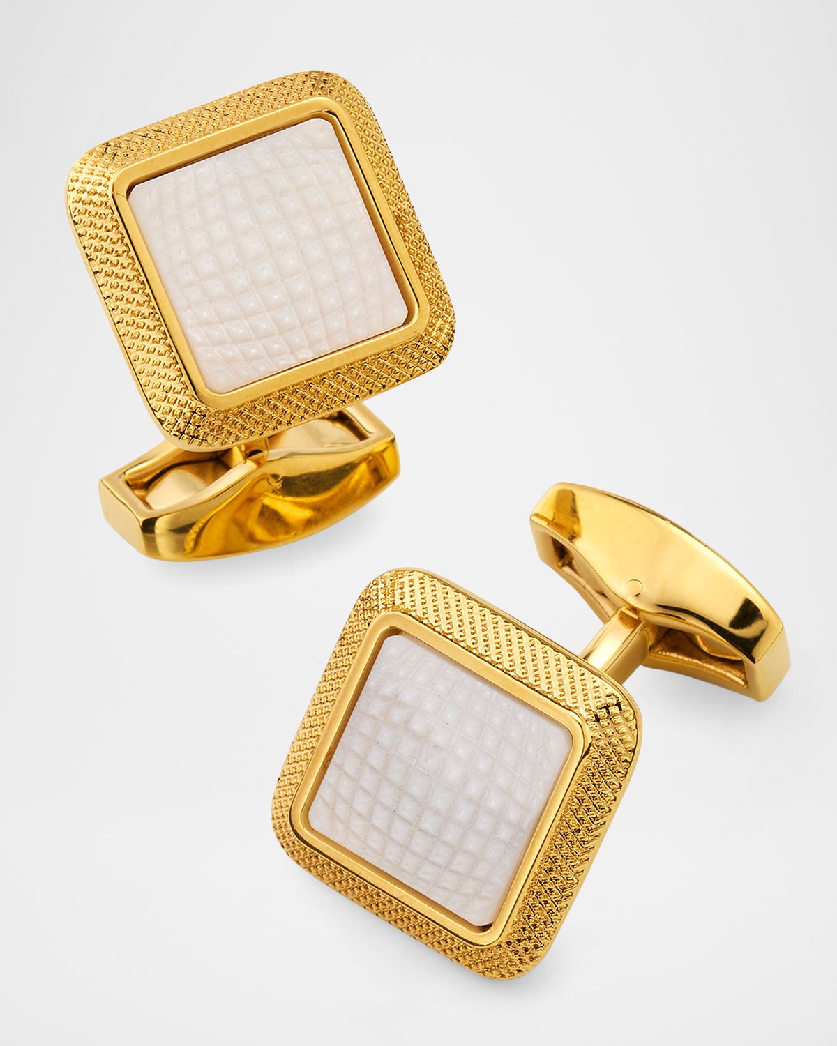 Tateossian Men 's Square Mother-Of-Pearl Cufflinks