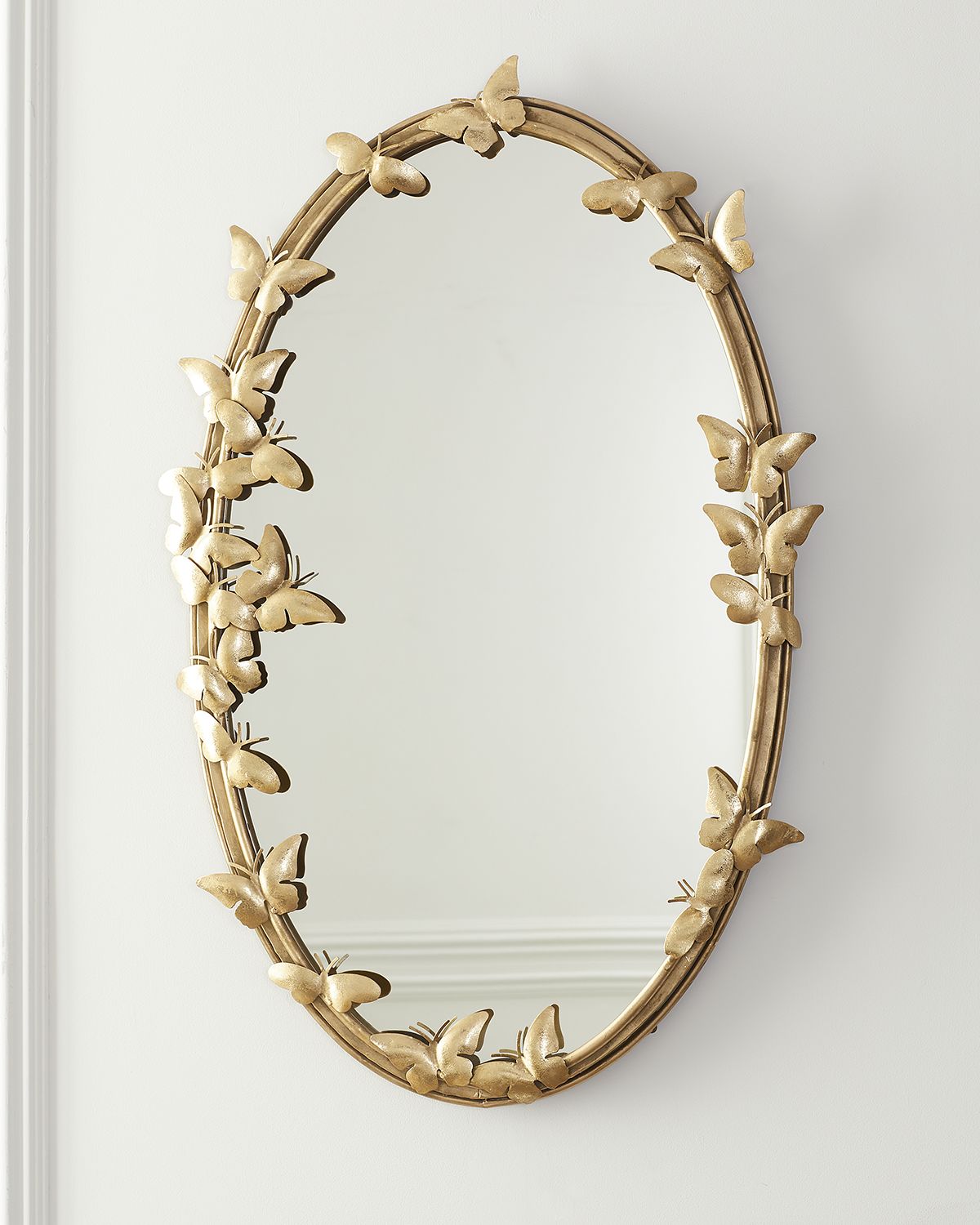 Neiman Marcus Oval Butterfly Mirror