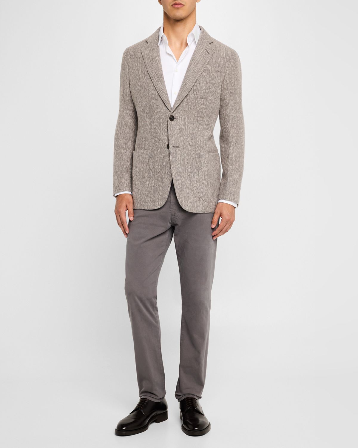 Giorgio Armani Men 's Wool-Viscose Deconstructed Blazer | Thumbnail 9 Giorgio Armani Men 's Wool-Viscose Deconstructed Blazer | Thumbnail 9