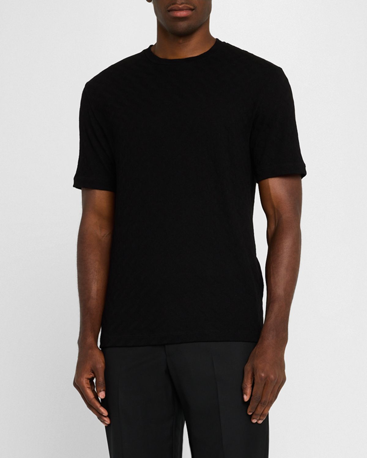 Giorgio Armani Men's Zigzag Jersey T-Shirt