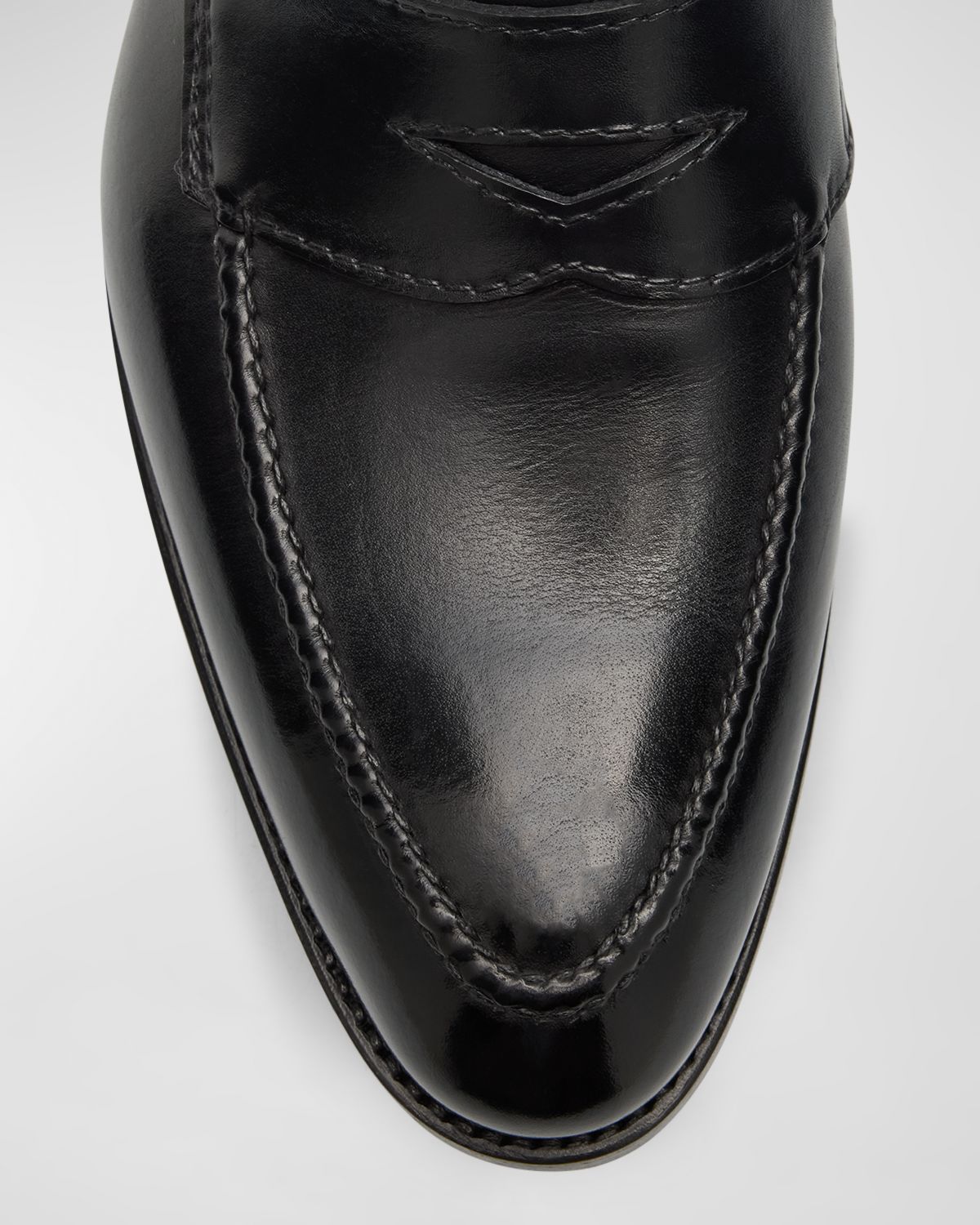 Bontoni Men 's Principe Leather Penny Loafers | Thumbnail 6