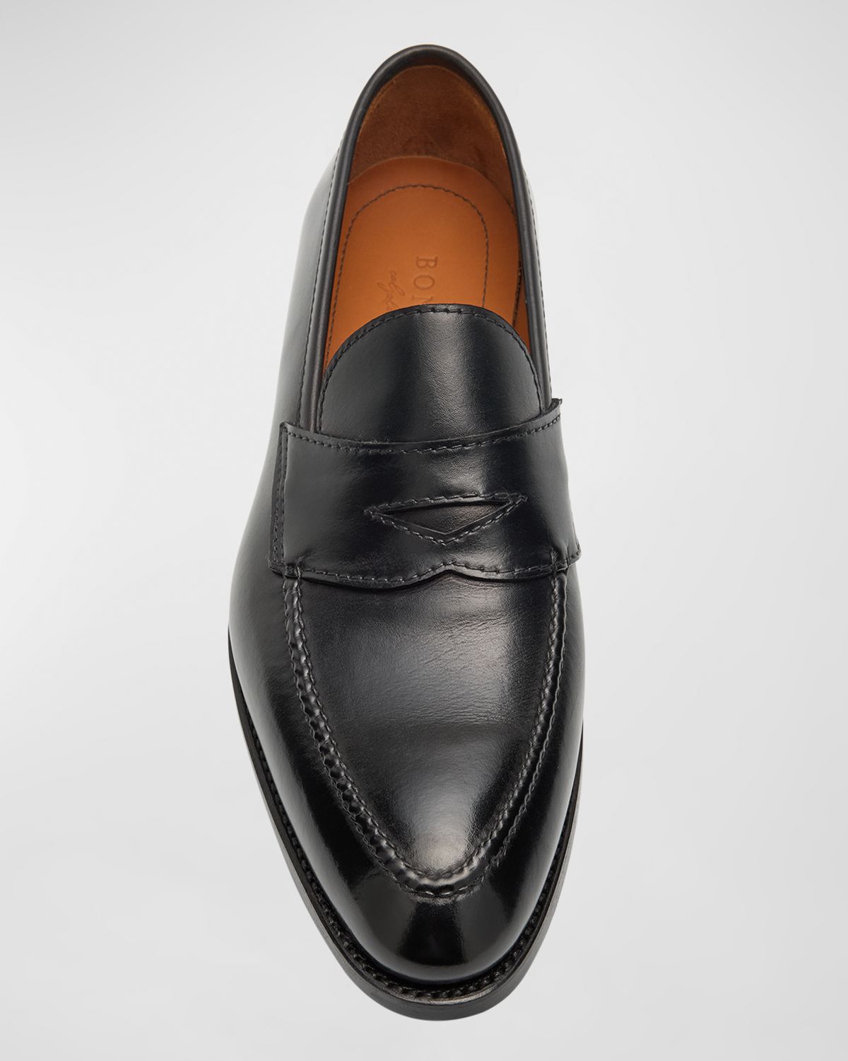 Bontoni Men 's Principe Leather Penny Loafers | Thumbnail 5