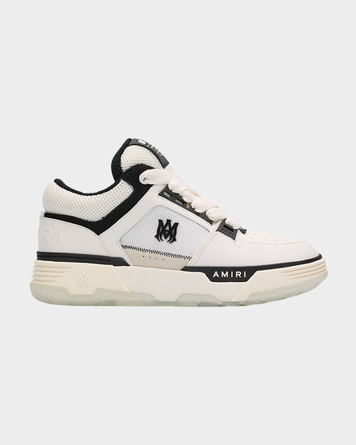 Amiri Men 's MA-1 Leather & Mesh Low-Top Sneakers