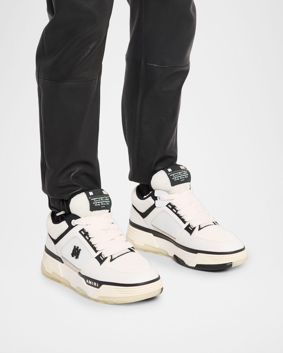 Amiri Men 's MA-1 Leather & Mesh Low-Top Sneakers | Thumbnail 7 Amiri Men 's MA-1 Leather & Mesh Low-Top Sneakers | Thumbnail 7