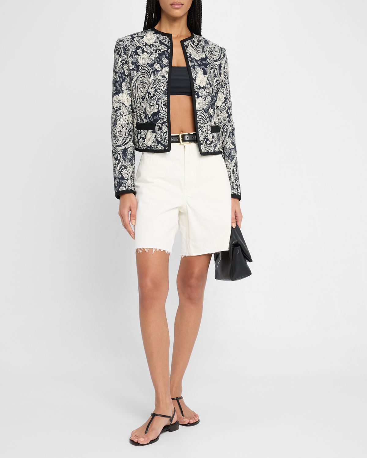 Nili Lotan Russel Denim Shorts