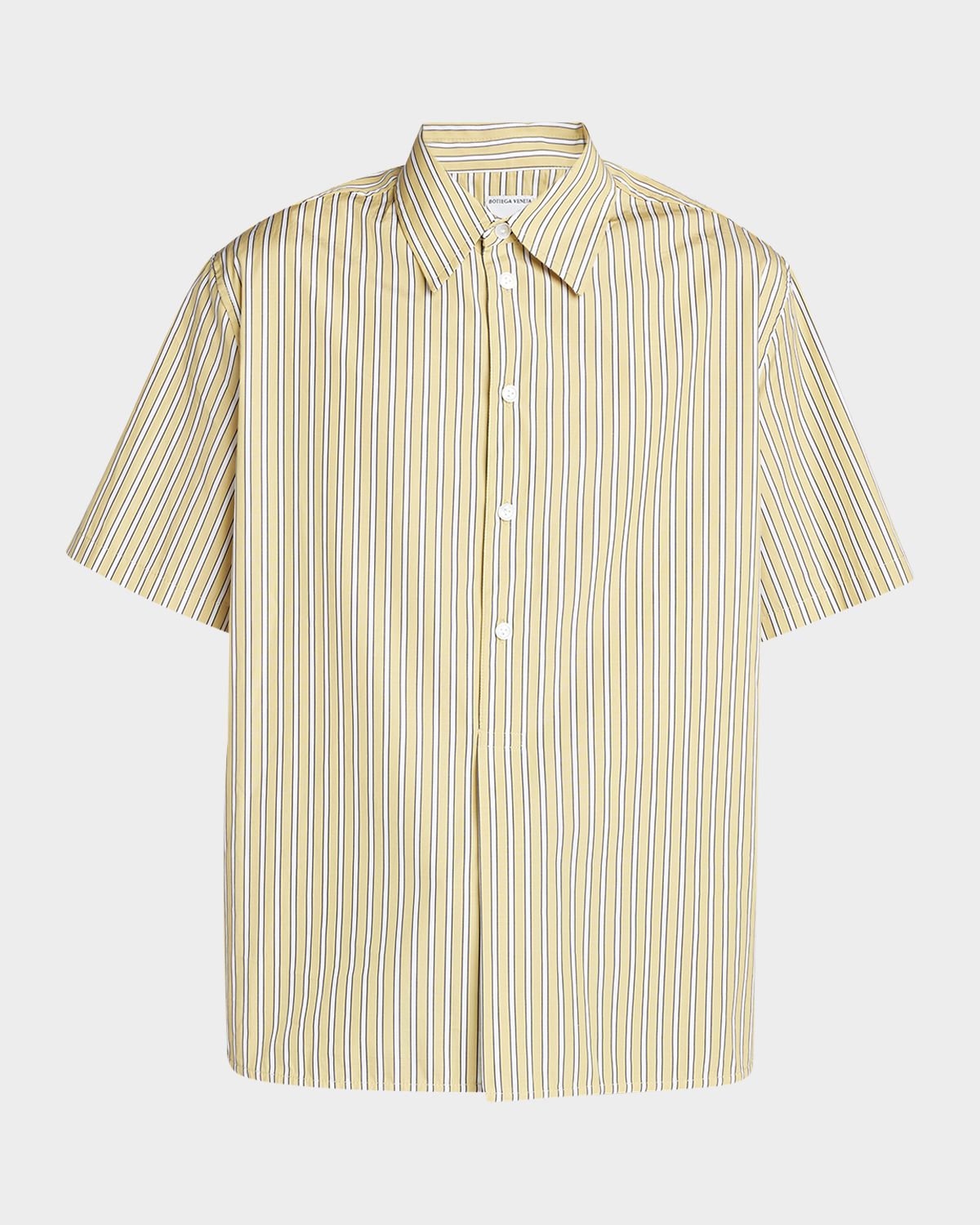Bottega Veneta Men 's Outline Stripe Poplin Sport Shirt